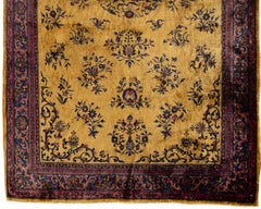 Antique Persian Silk Kashan, circa 1900