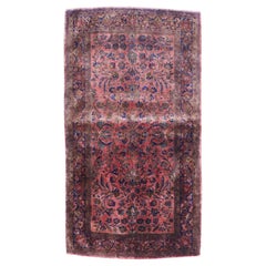 Antique Persian Silk Kashan Rug 2’0" x 3’5”