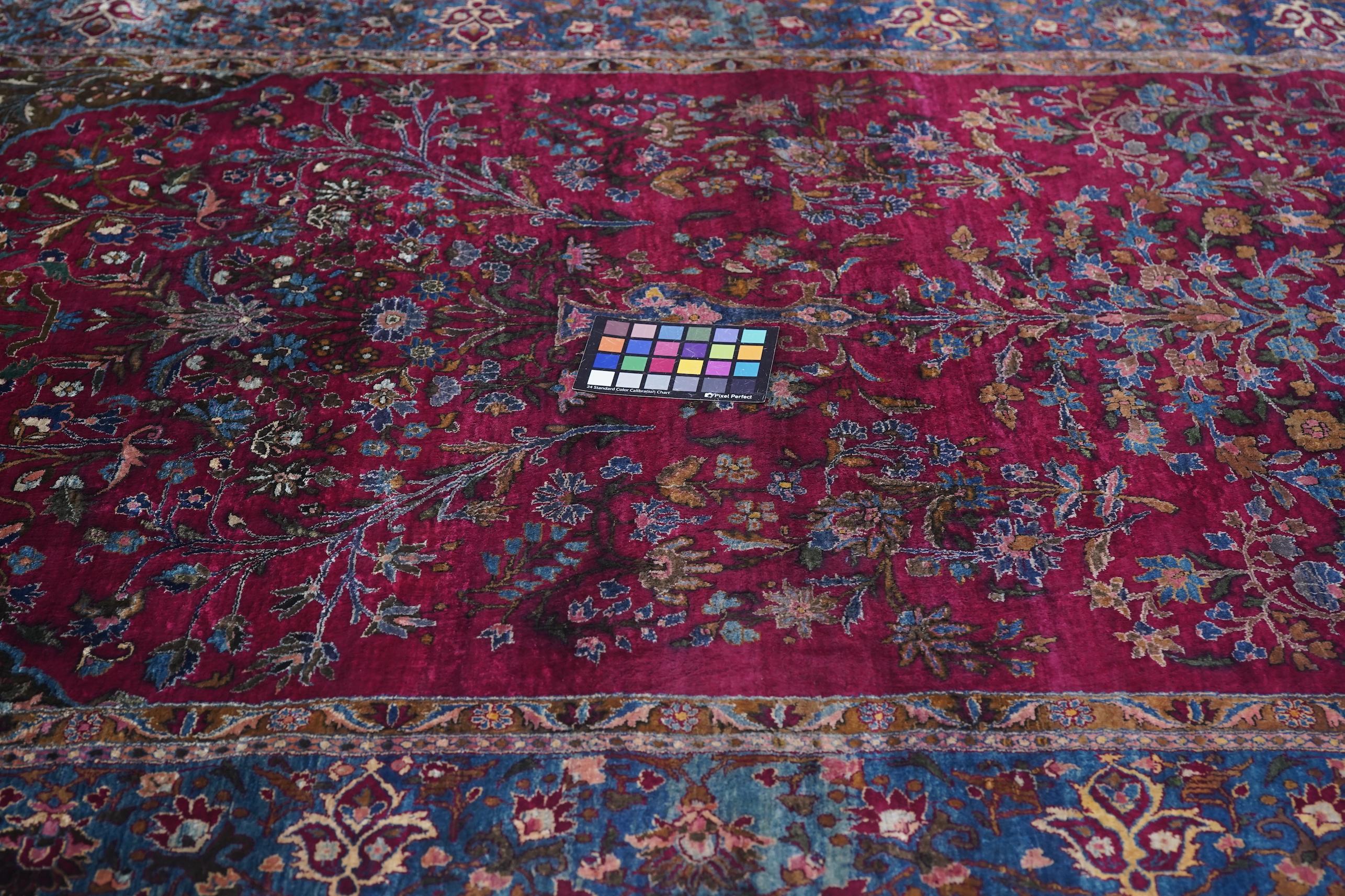 Antique Persian Silk Kashan Rug 4'5'' x 6'6'' For Sale 2