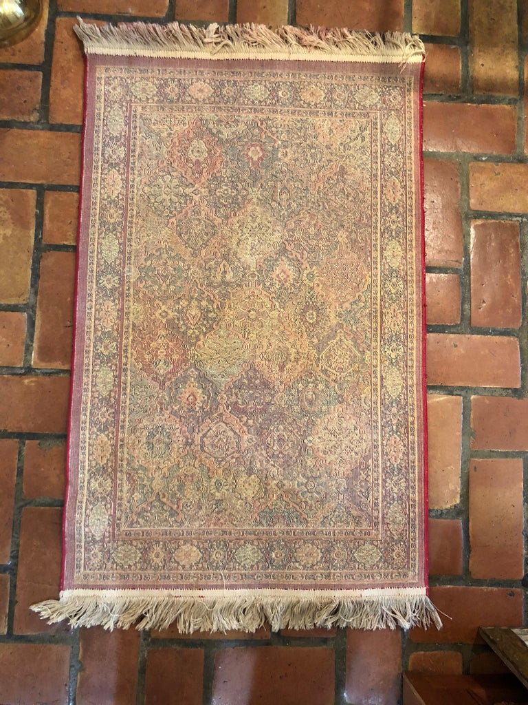 Antique Persian Silk Prayer Mat For Sale at 1stDibs persian prayer mat
