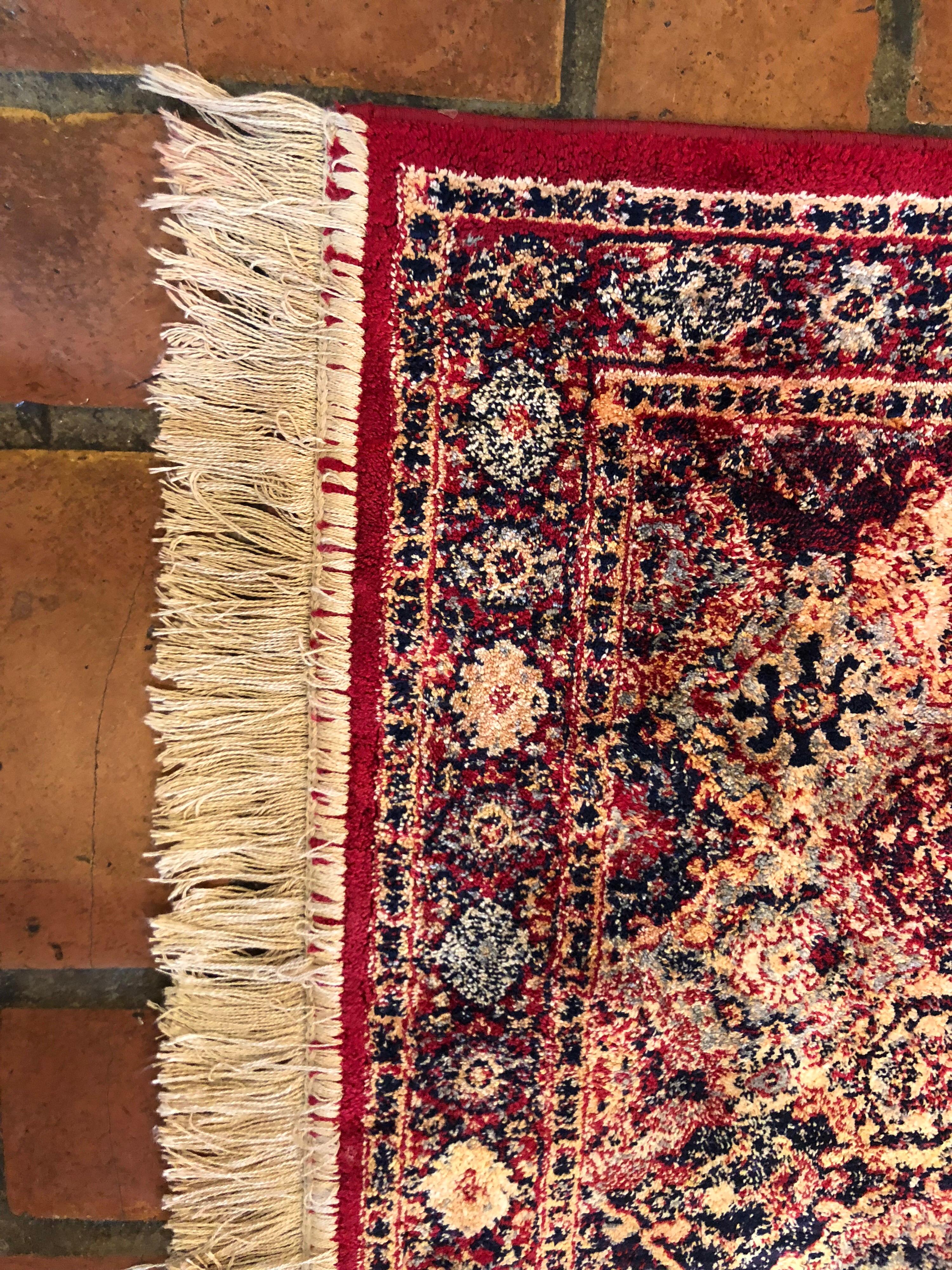Antique Persian Silk Prayer Mat For Sale 1
