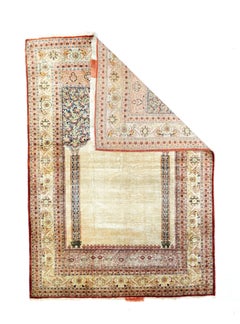 Antique Persian Tabriz Rug 4'0'' x 5'8''