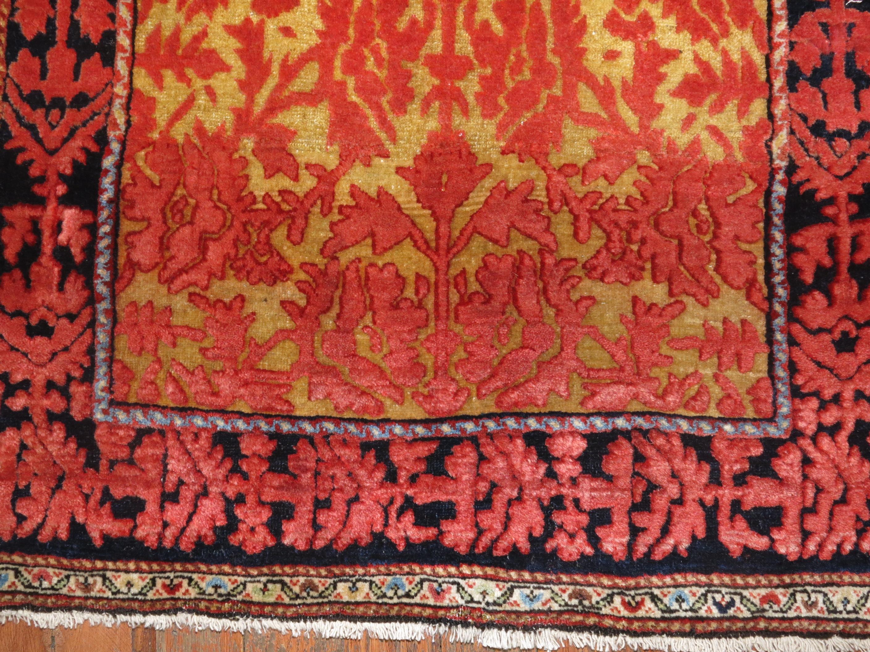 Antiker persischer Souf-Teppich (Wolle) im Angebot