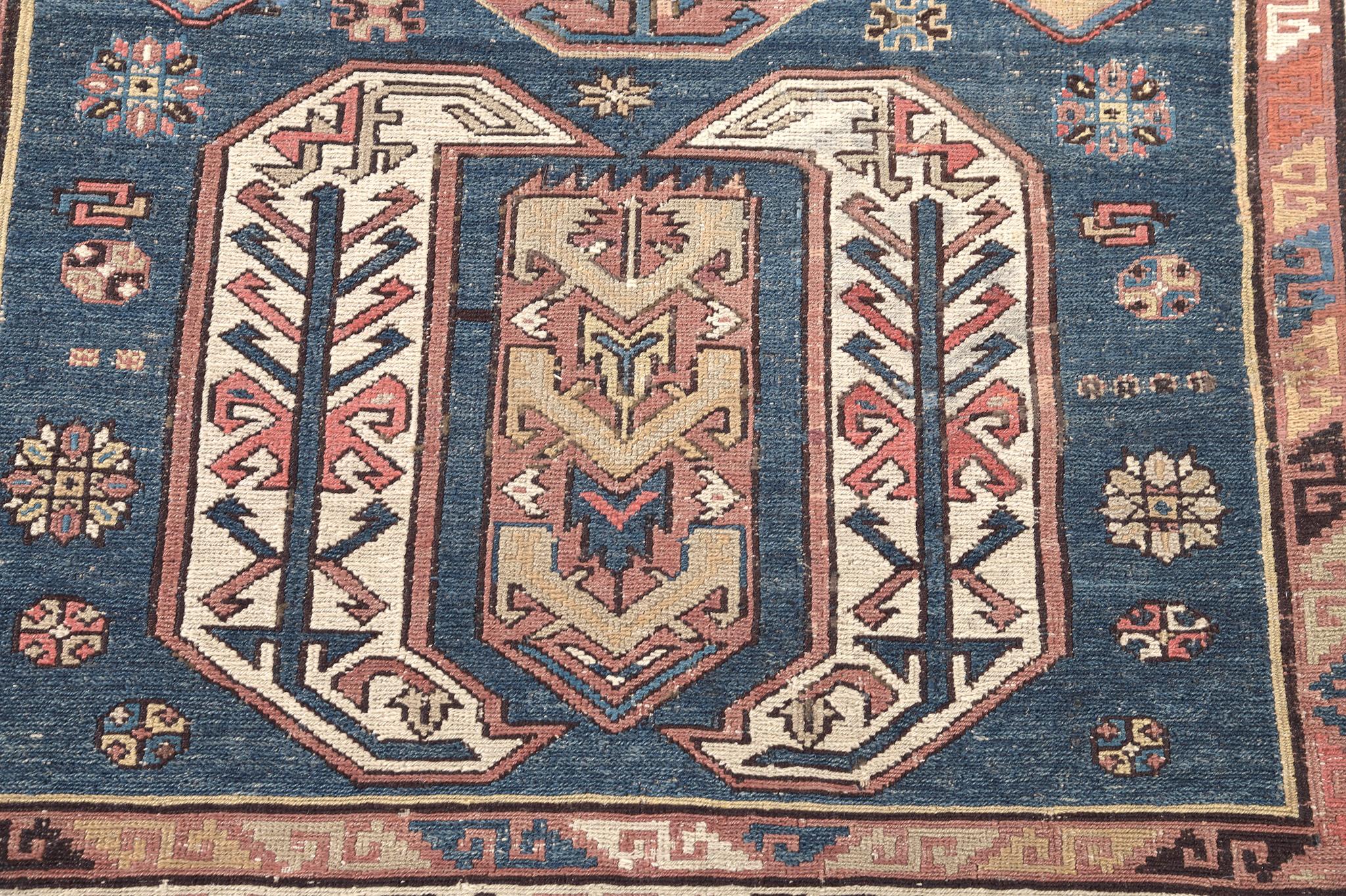 Antique Persian Soumak Rug 28788 In Good Condition For Sale In WEST HOLLYWOOD, CA