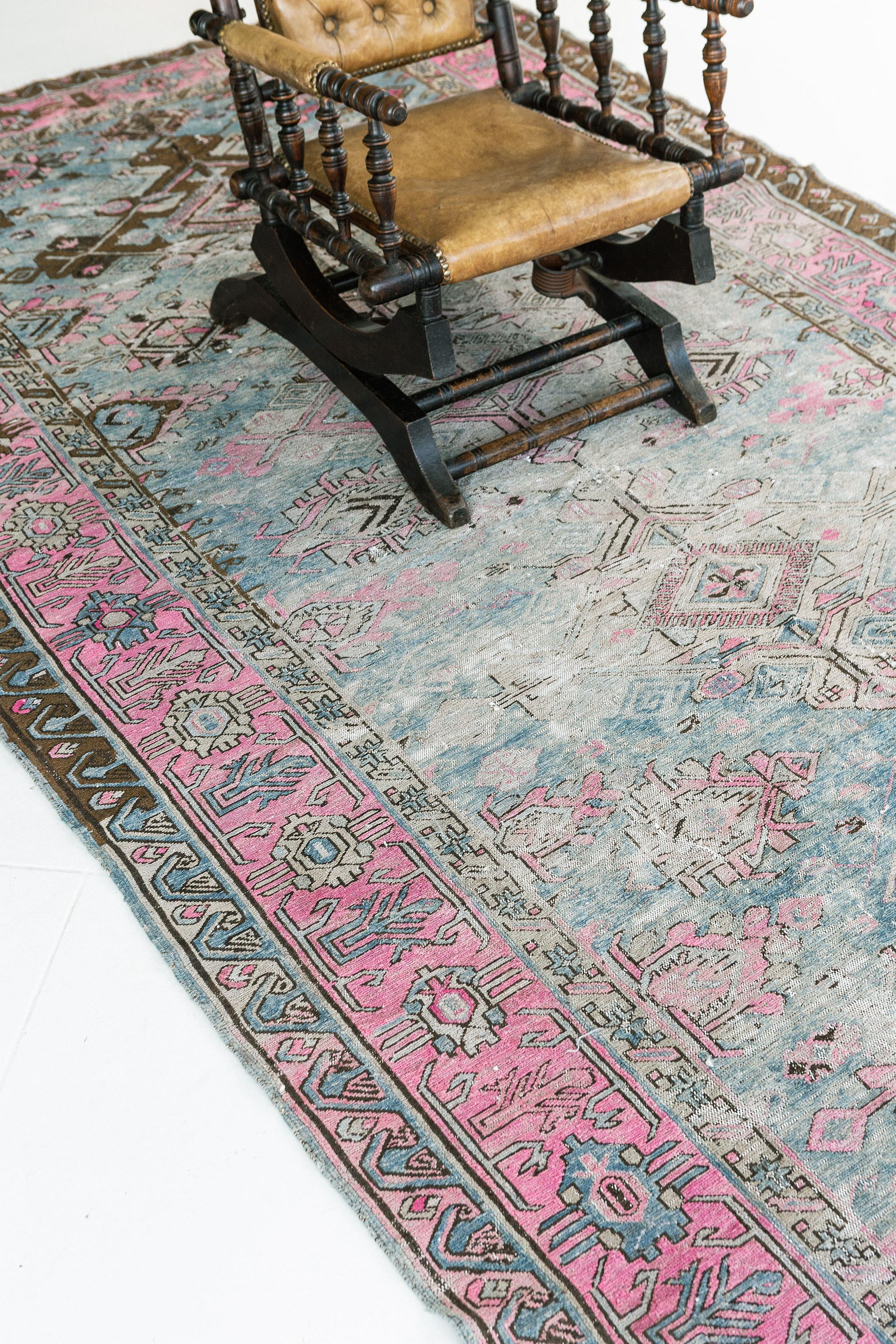 Wool Antique Persian Soumak Rug 55399 For Sale