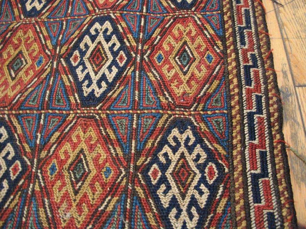 Antique Persian, Soumak Rug In Good Condition For Sale In New York, NY