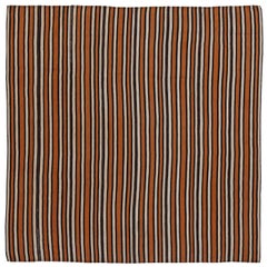 Tapis persan carré ancien design Jajim