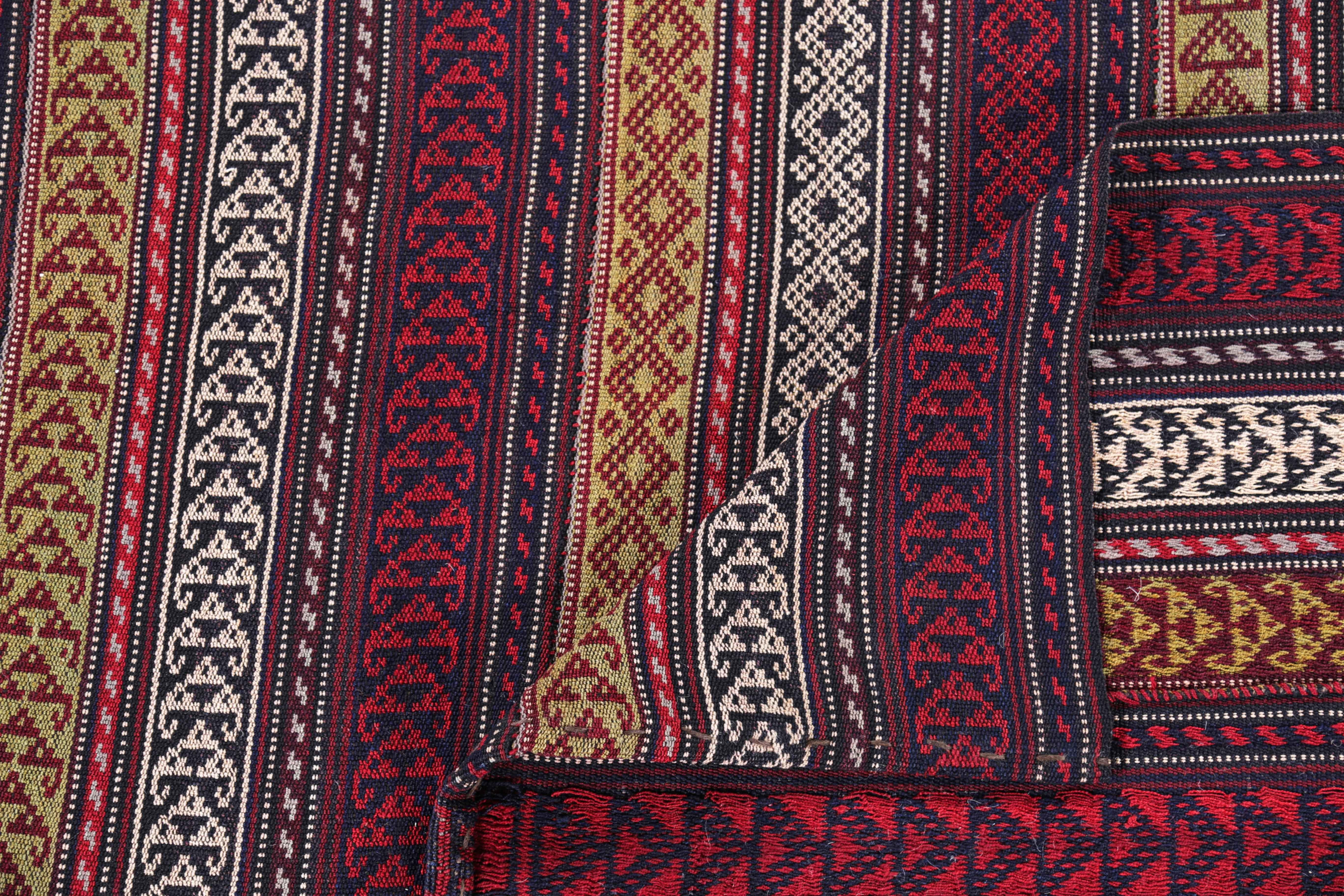 20th Century Antique Persian Square Rug Jajim Design For Sale
