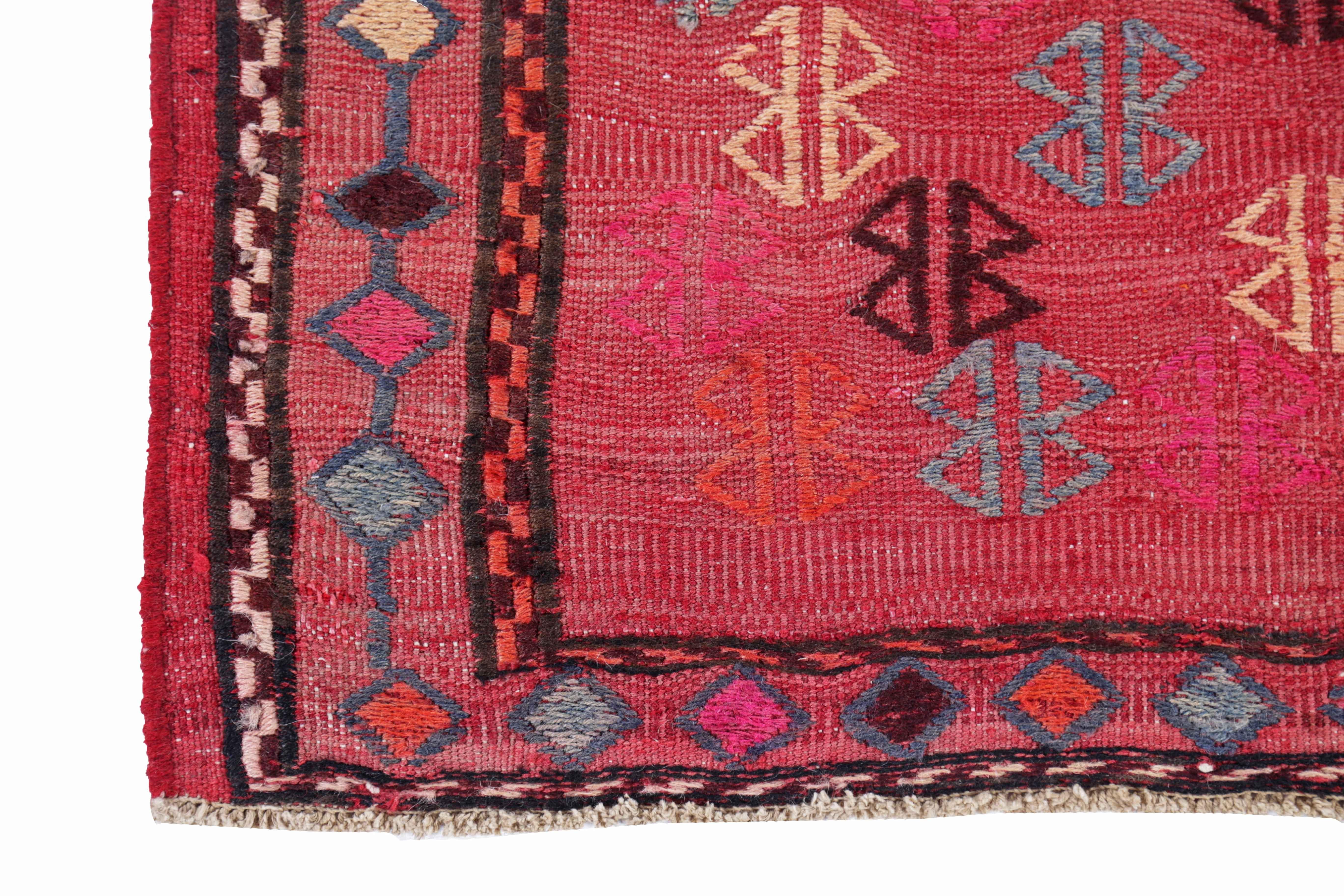 Hand-Woven Antique Persian Square Rug Kilim Design For Sale