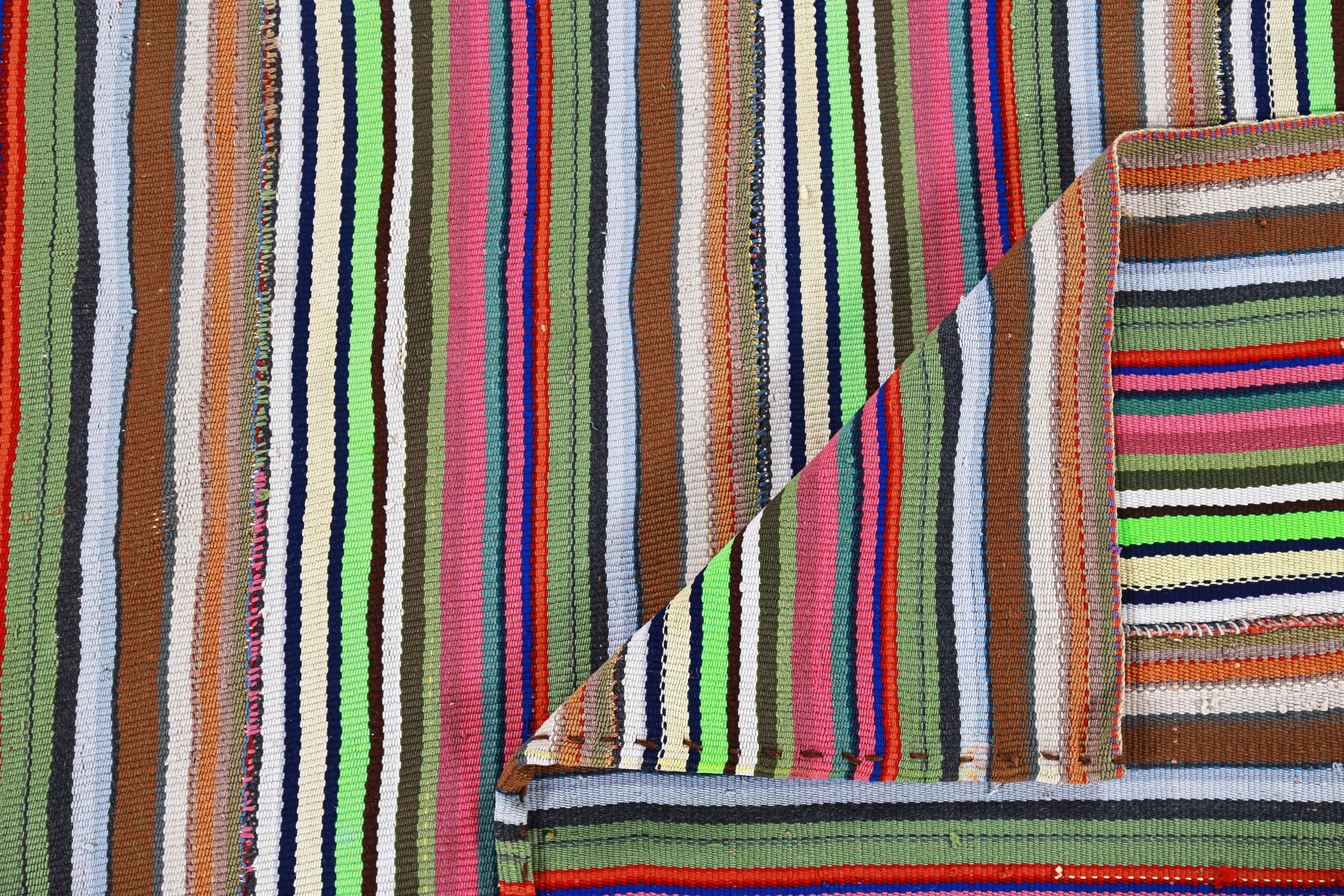 Wool Antique Persian Square Rug Kilim Design For Sale