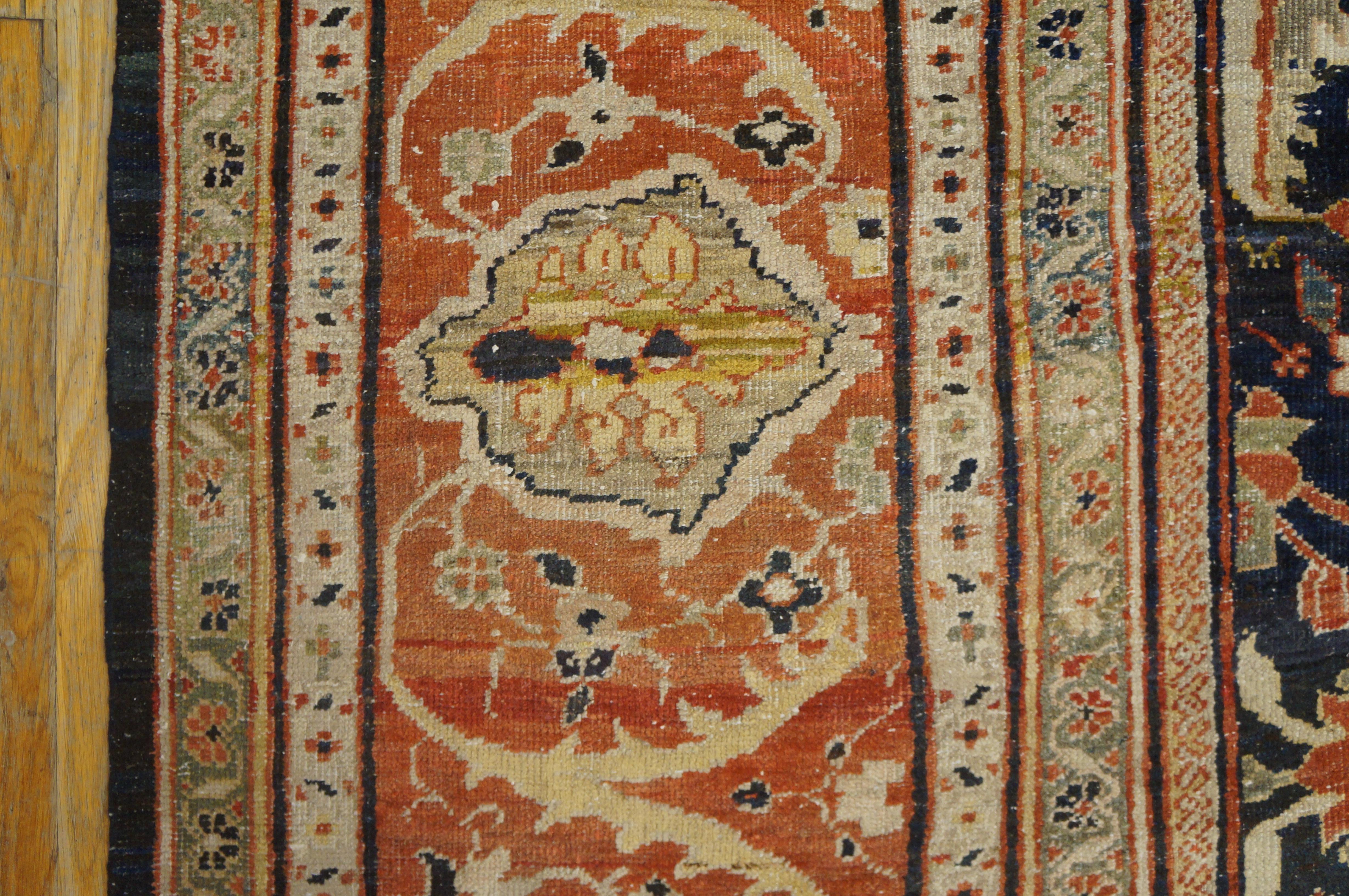 Late 19th Century 19th Century Persian Sultanabad Carpet ( 22'2