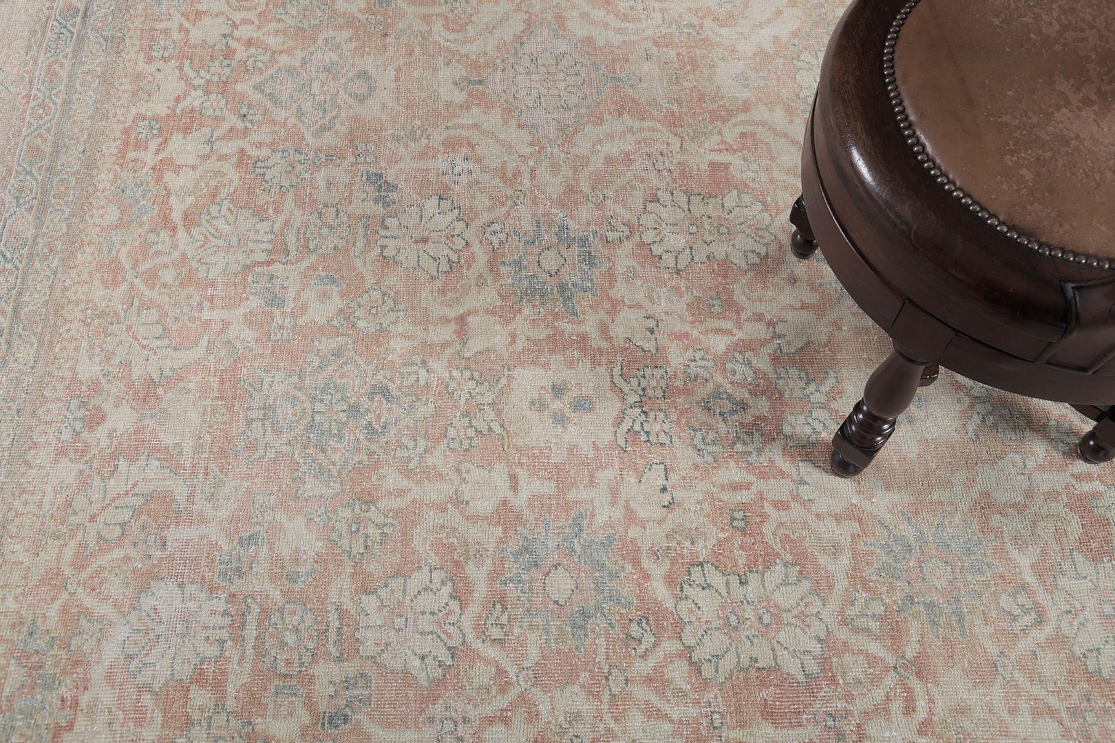 Antiker persischer Sultanabad-Teppich von Mehraban Teppiche (Handgeknüpft) im Angebot