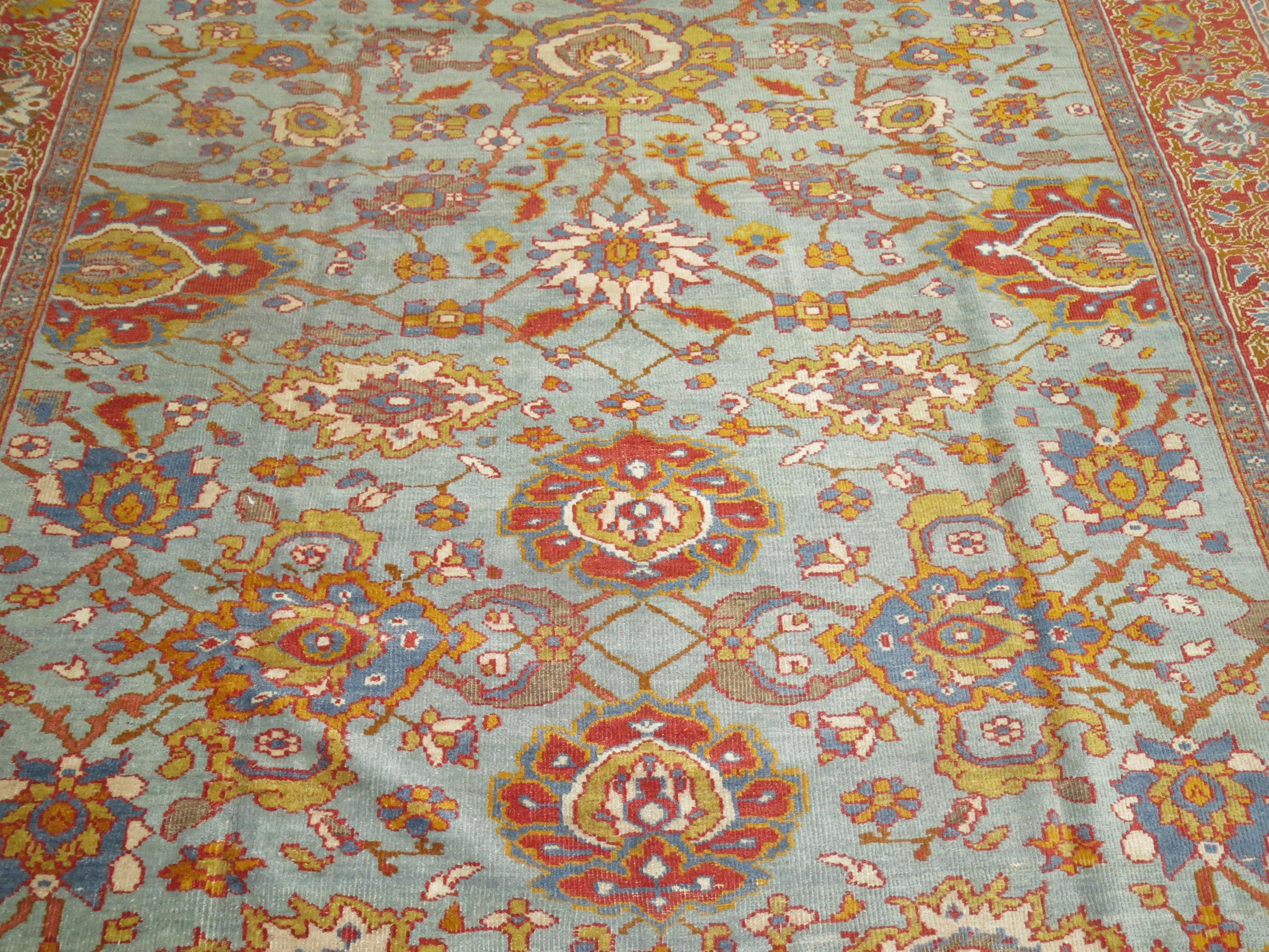 Antique Persian Sultanabad Carpet 3