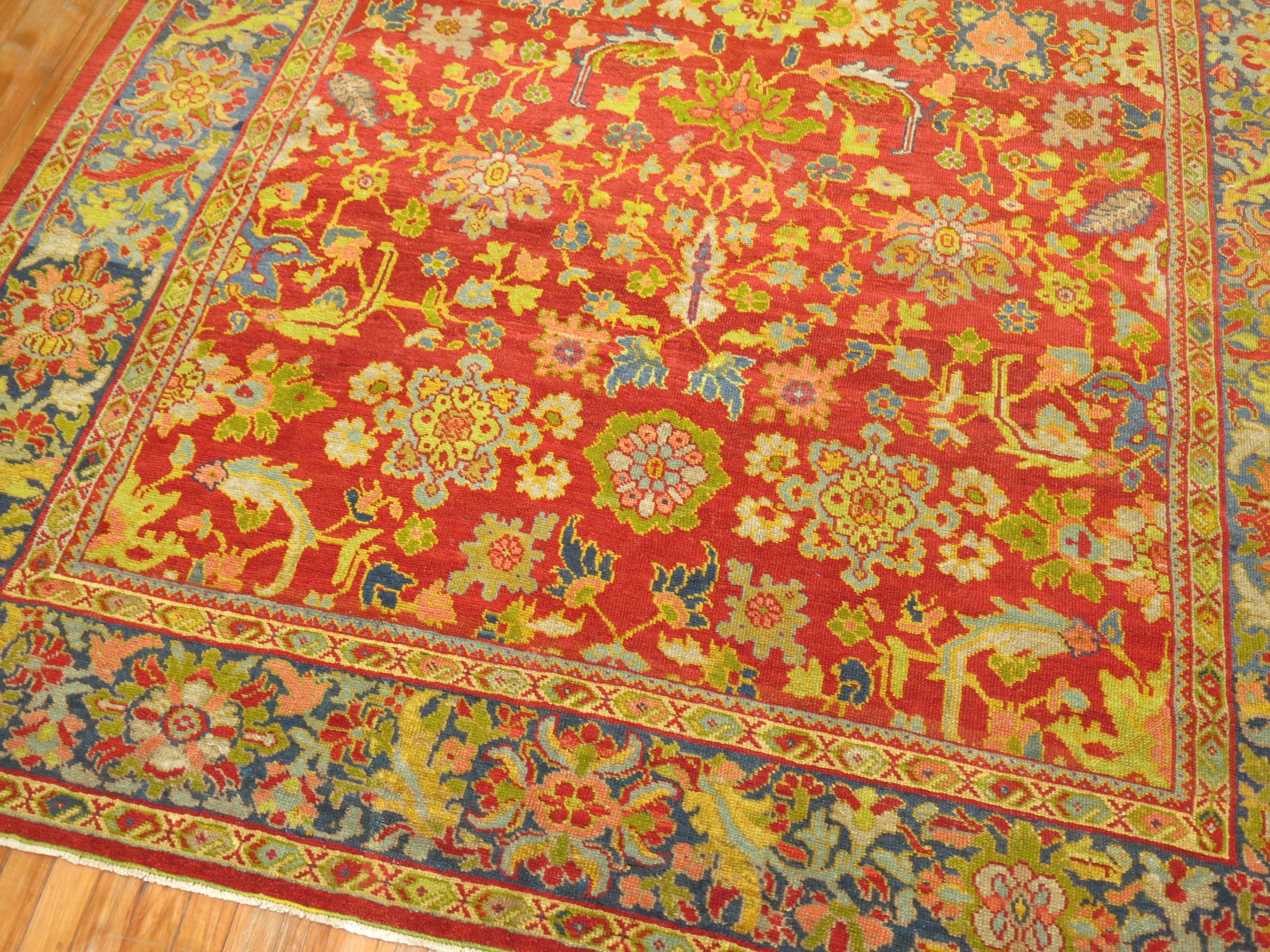 Antique Persian Sultanabad Carpet 3