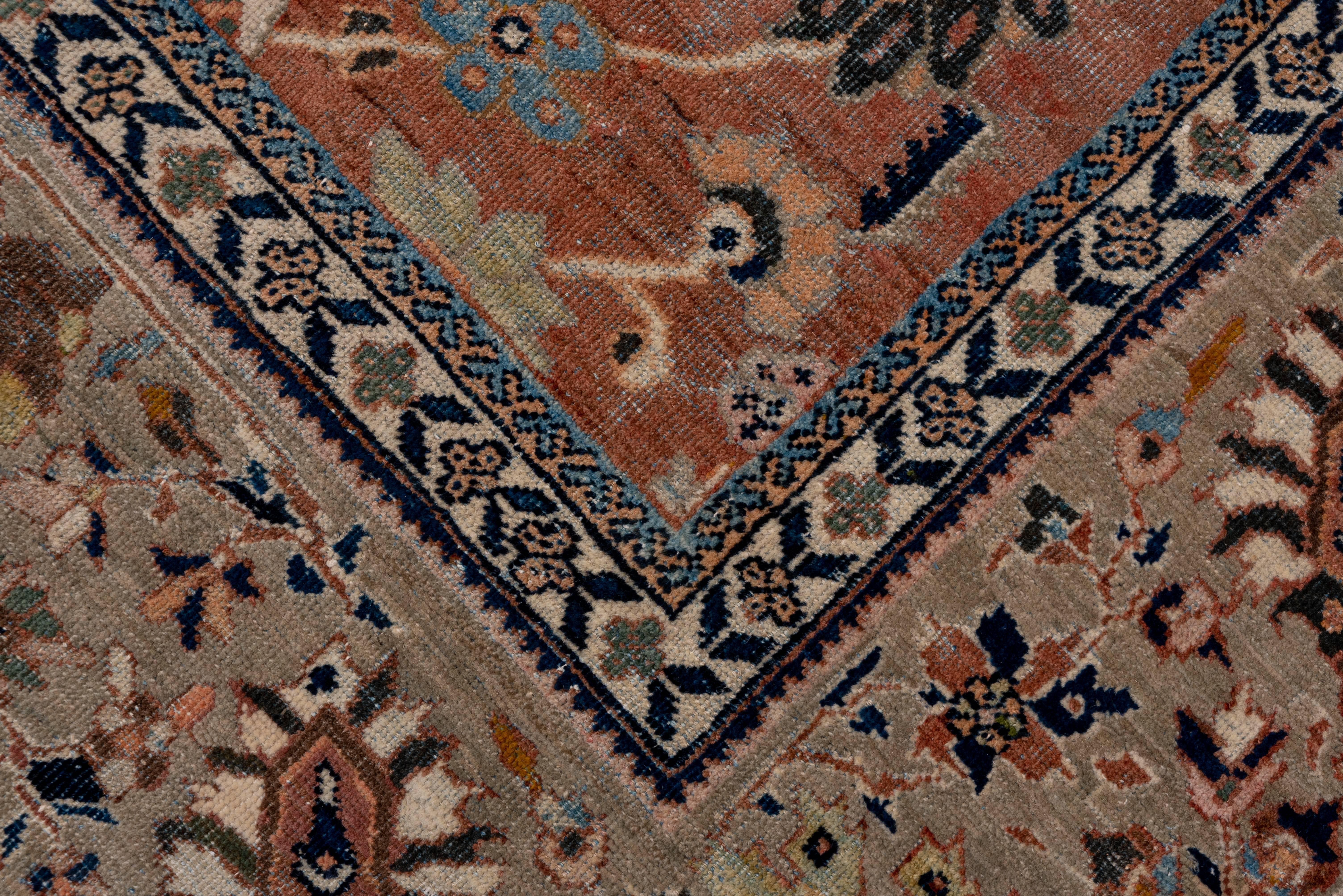 Antique Persian Sultanabad Carpet For Sale 5