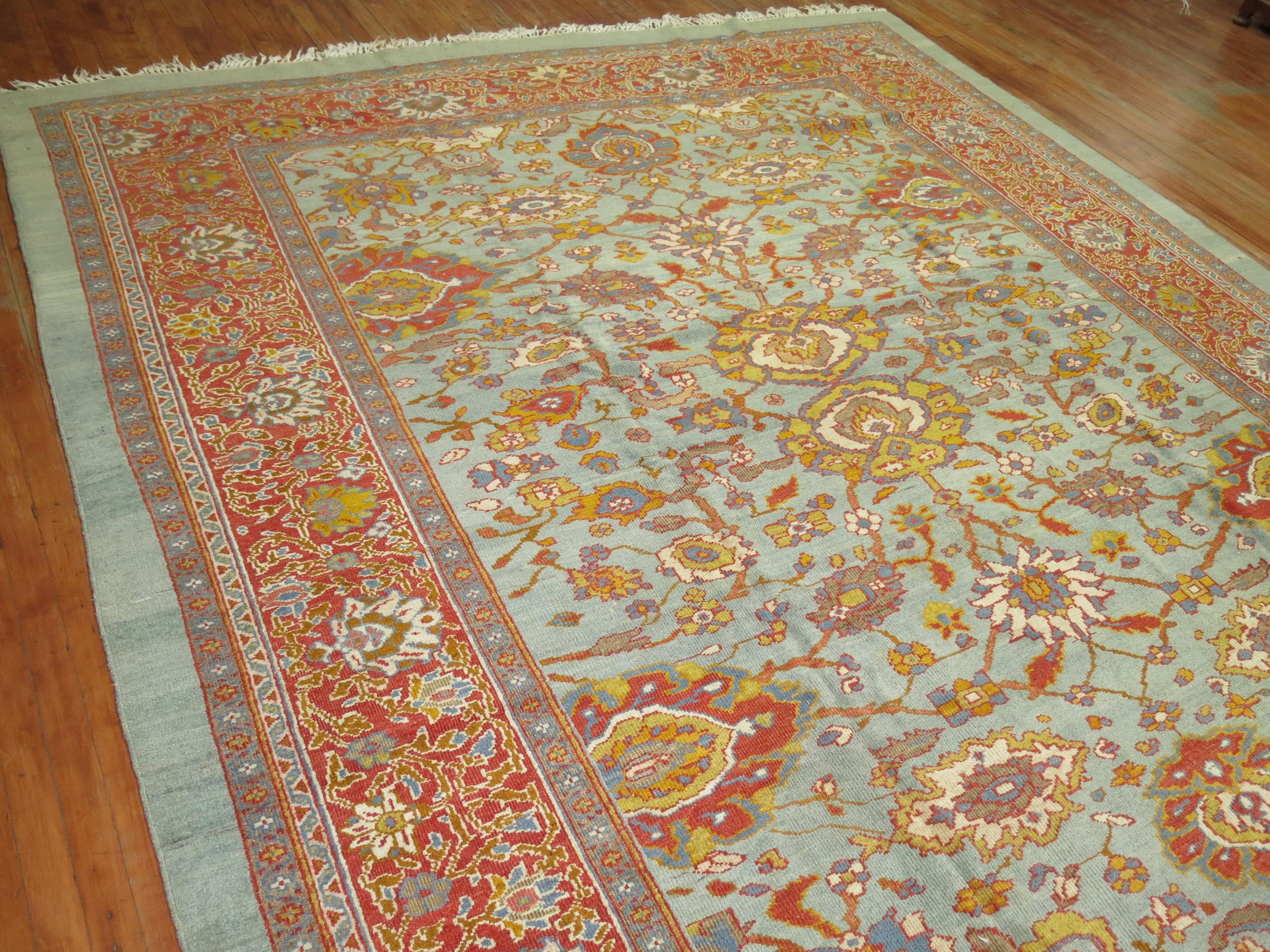 Antique Persian Sultanabad Carpet 4