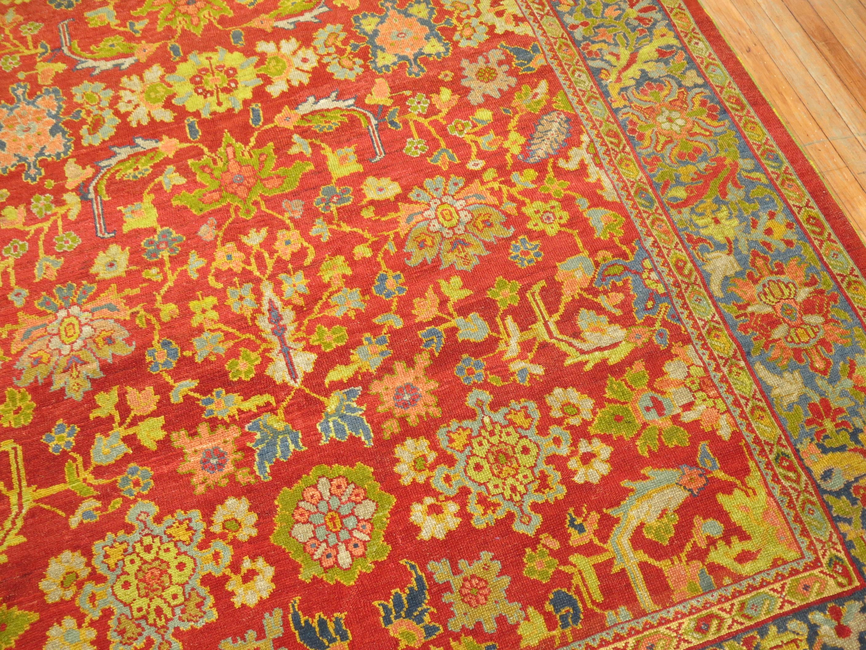 Antique Persian Sultanabad Carpet 5