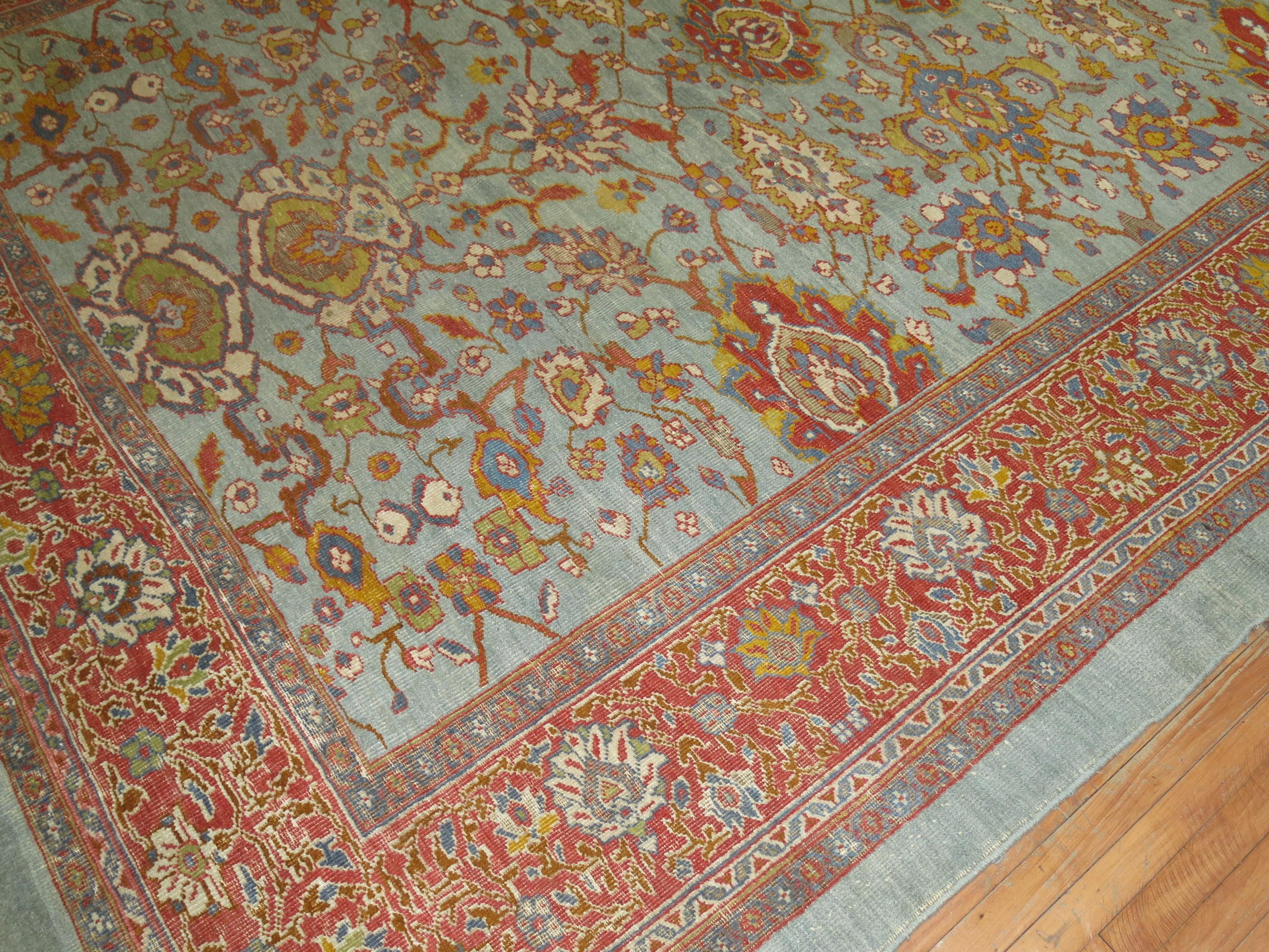 Antique Persian Sultanabad Carpet 7