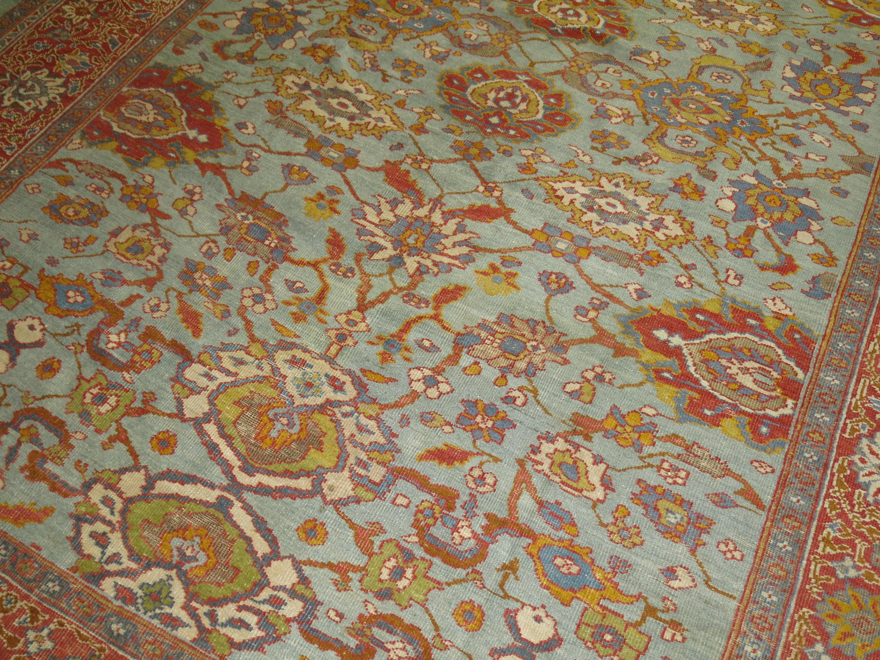 Antique Persian Sultanabad Carpet 10