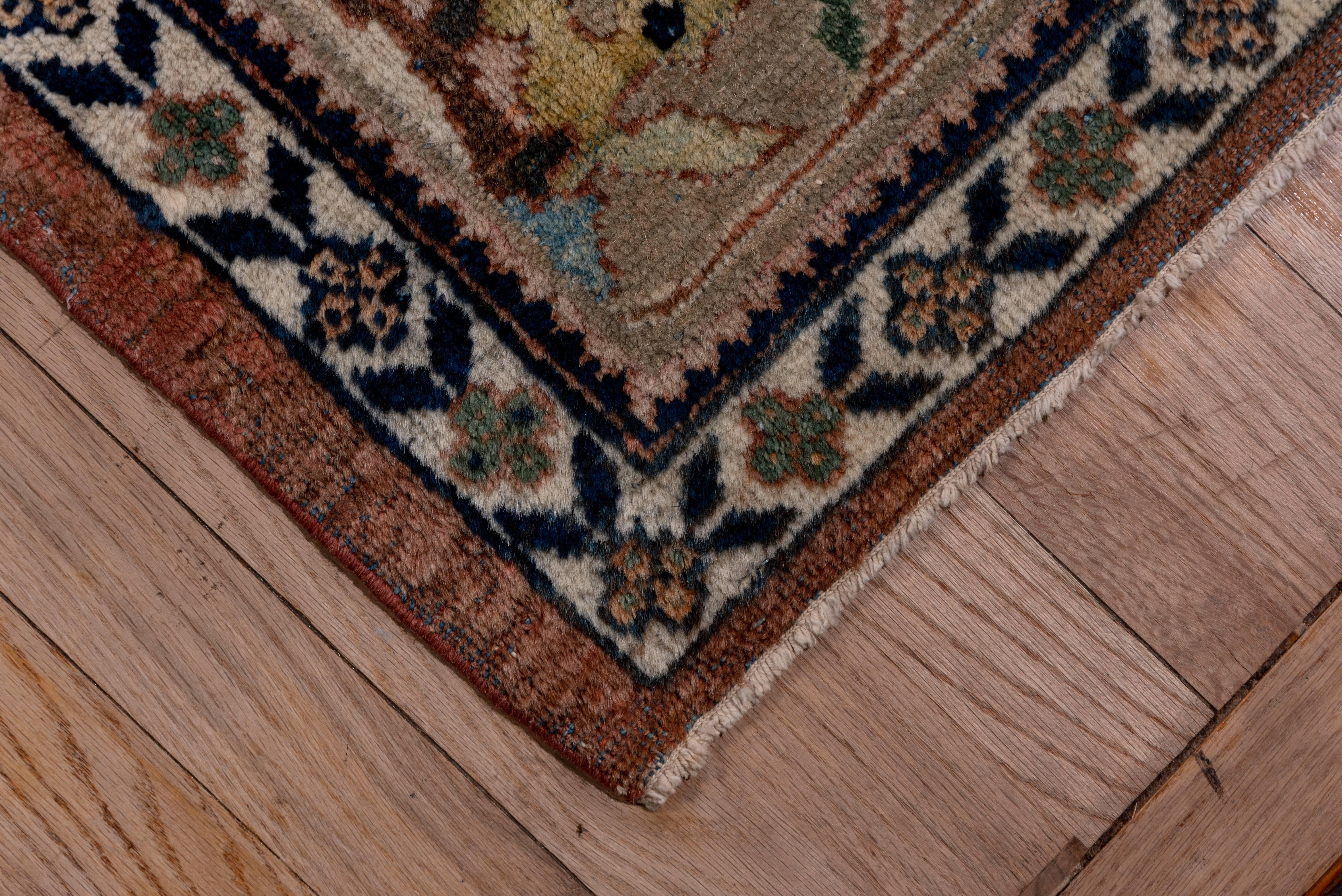 Hand-Knotted Antique Persian Sultanabad Carpet For Sale