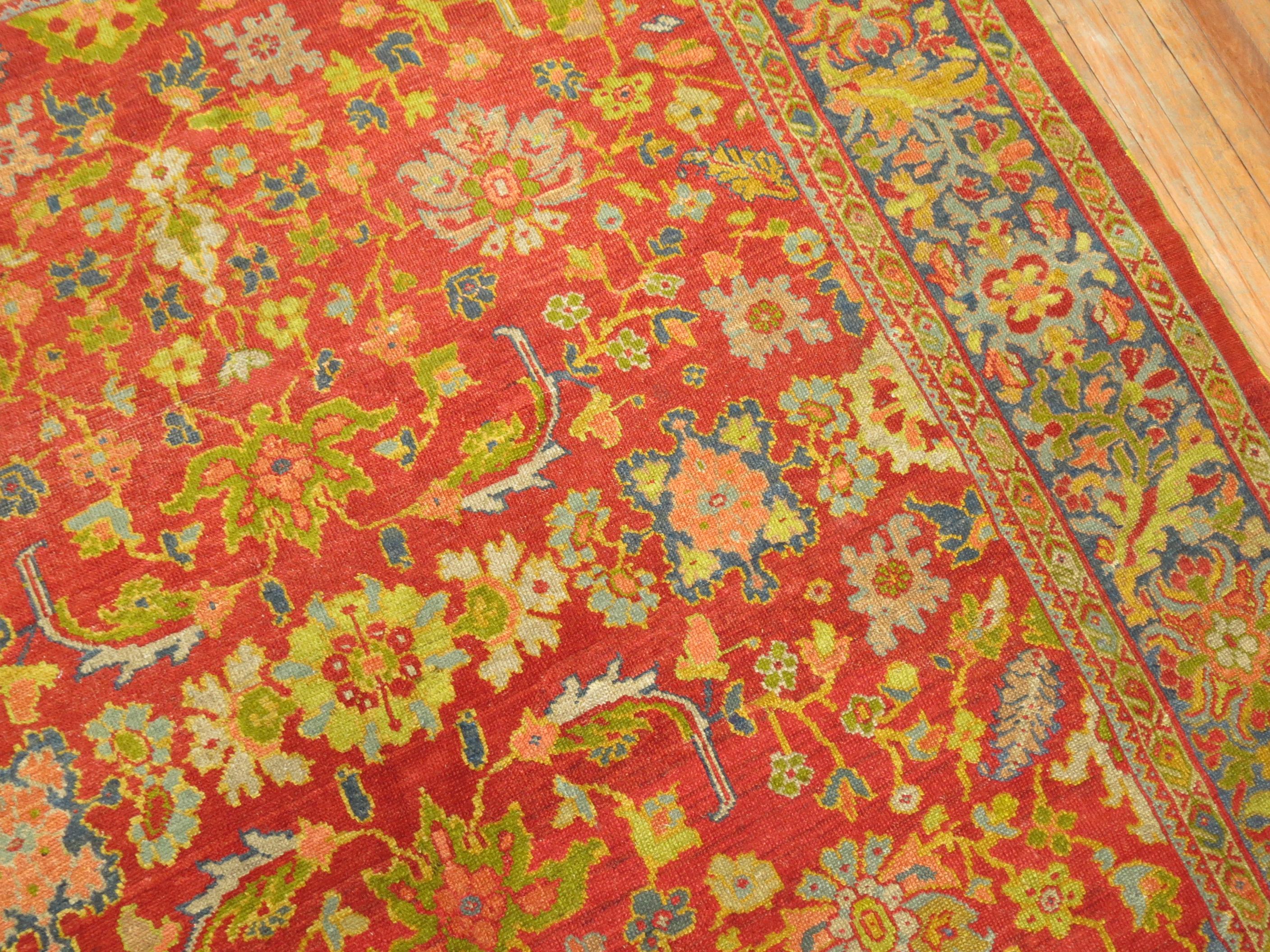 Agra Antique Persian Sultanabad Carpet