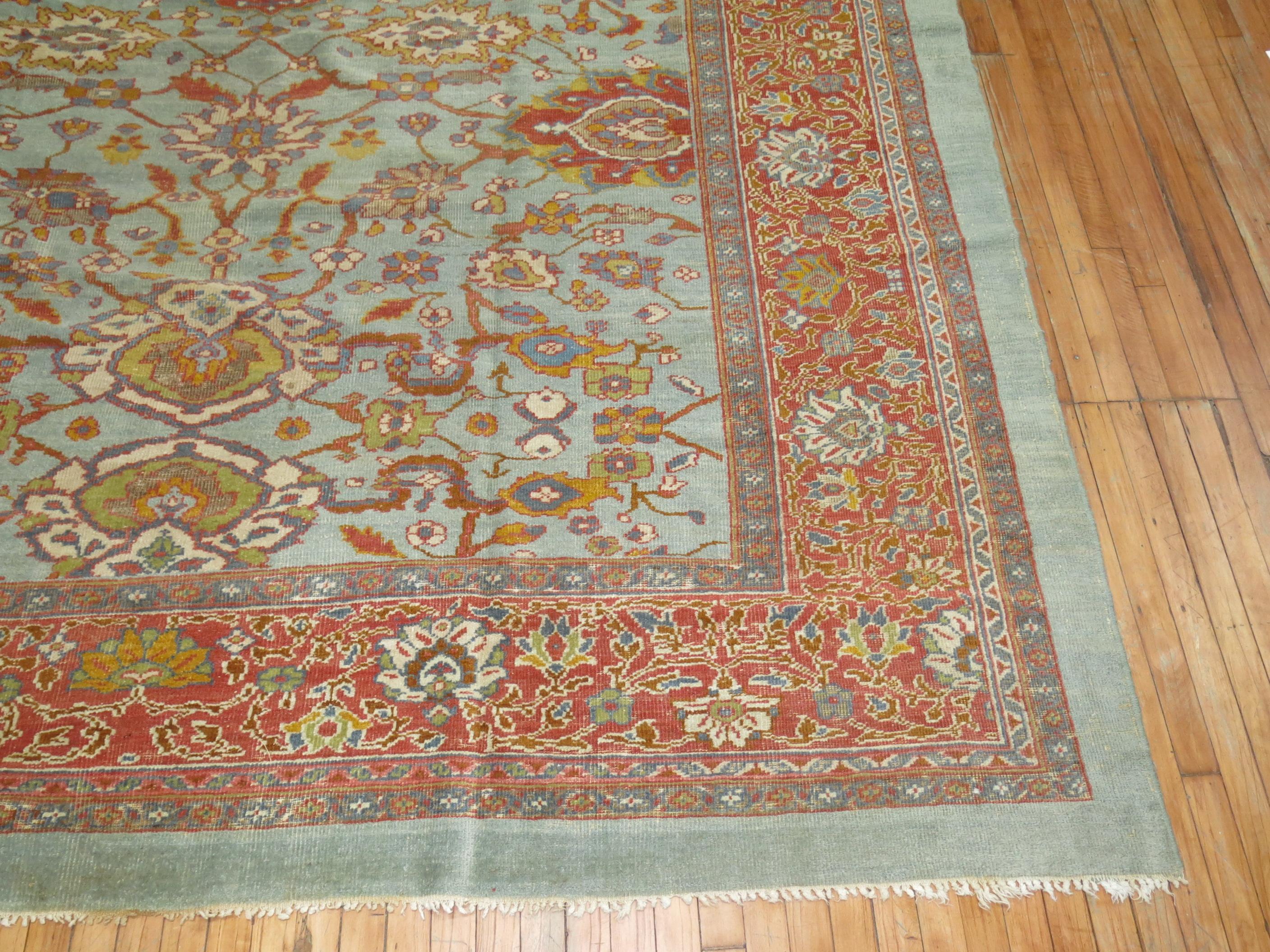 20th Century Antique Persian Sultanabad Carpet