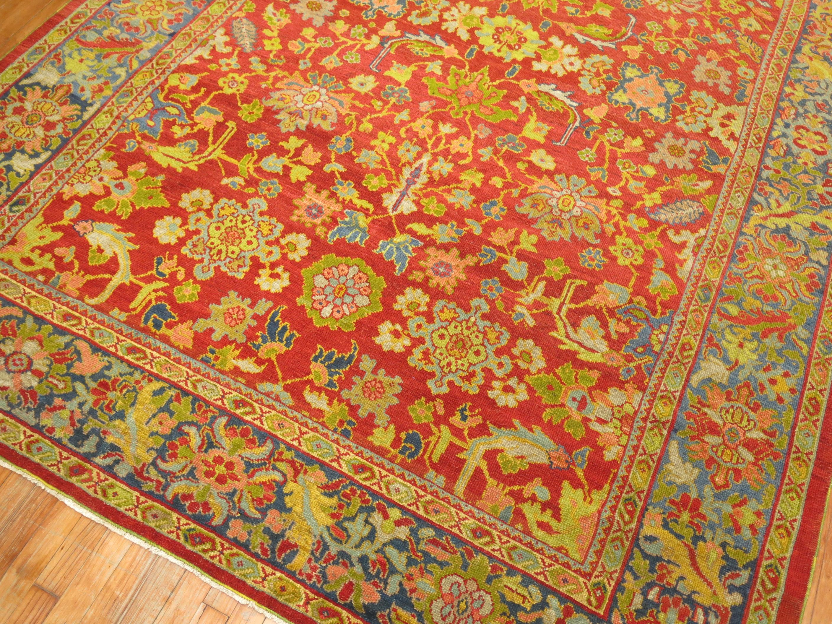 20th Century Antique Persian Sultanabad Carpet