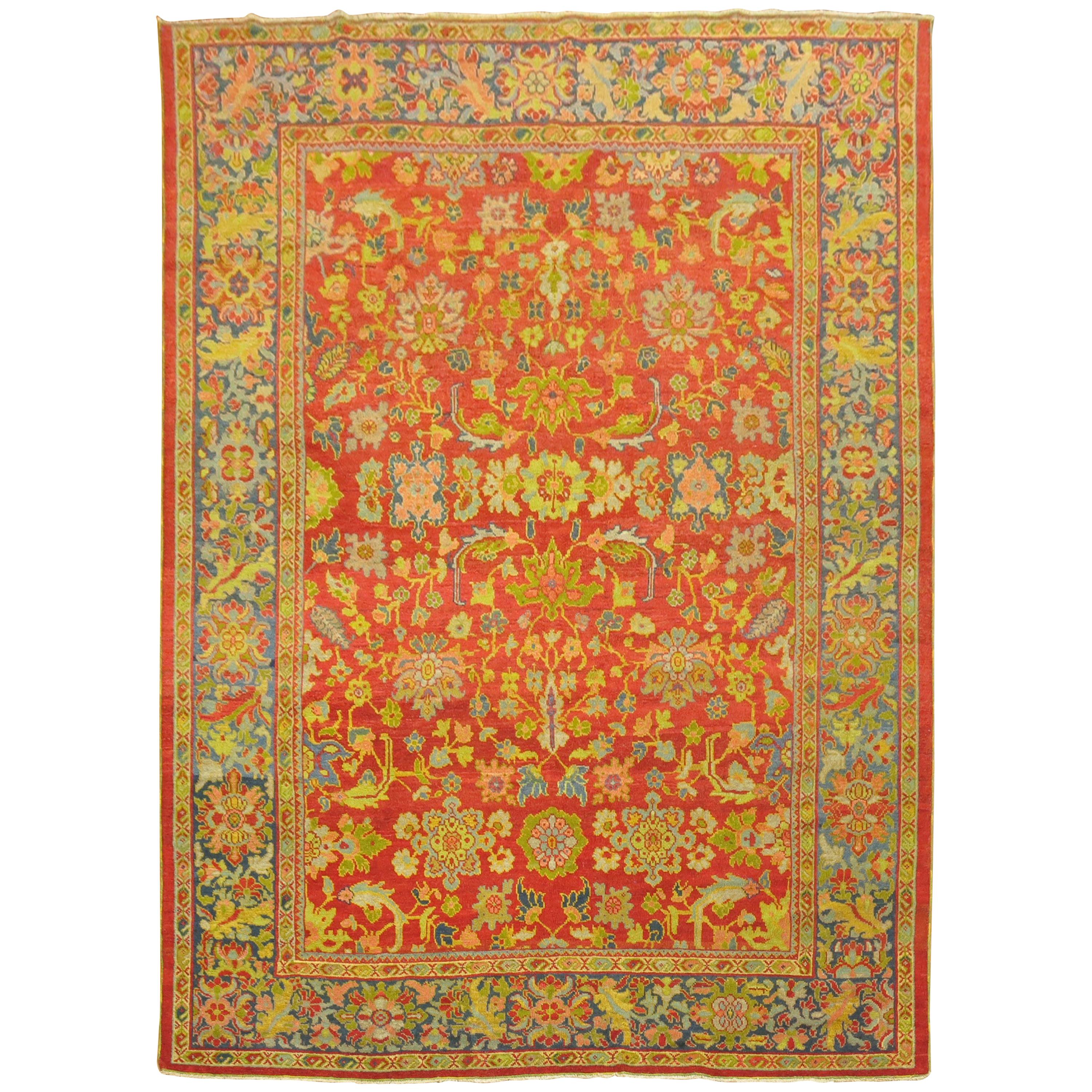 Antique Persian Sultanabad Carpet