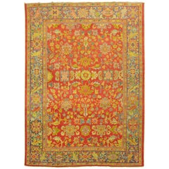 Antique Persian Sultanabad Carpet