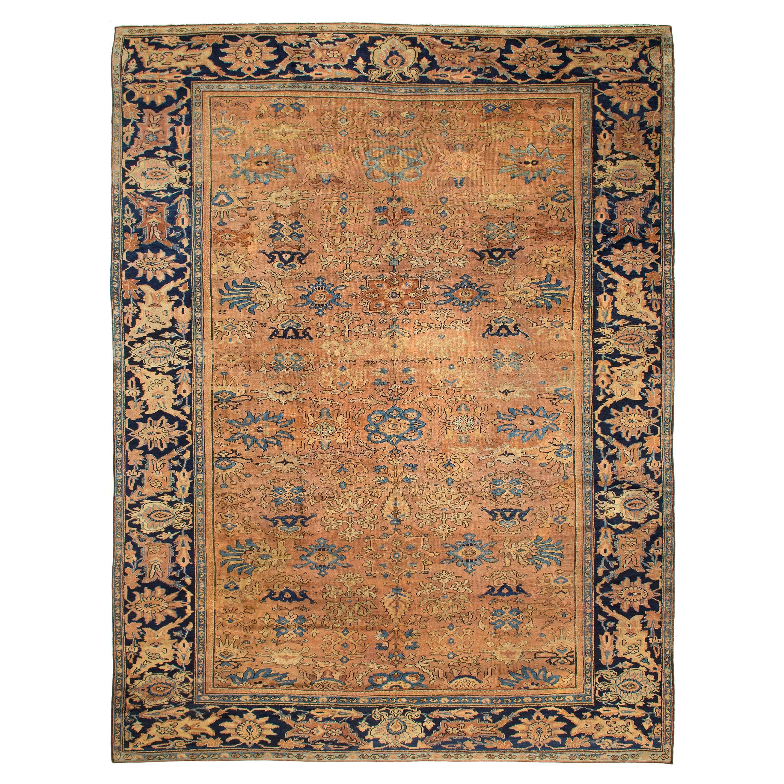 Antiker persischer Sultanabad-Teppich aus Persien im Angebot