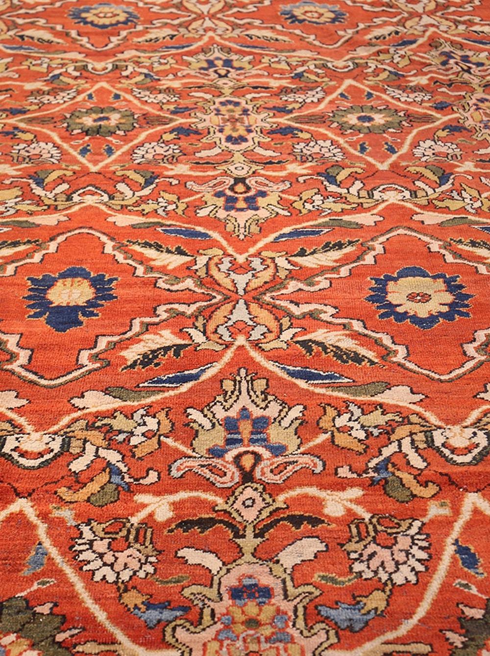 Antique Persian Sultanabad Carpet. Size: 15 ft x 24 ft For Sale 3