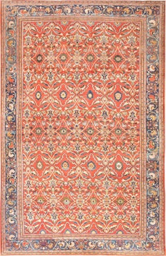 Tapis persan ancien de Sultanabad. Taille : 15 ft x 24 ft