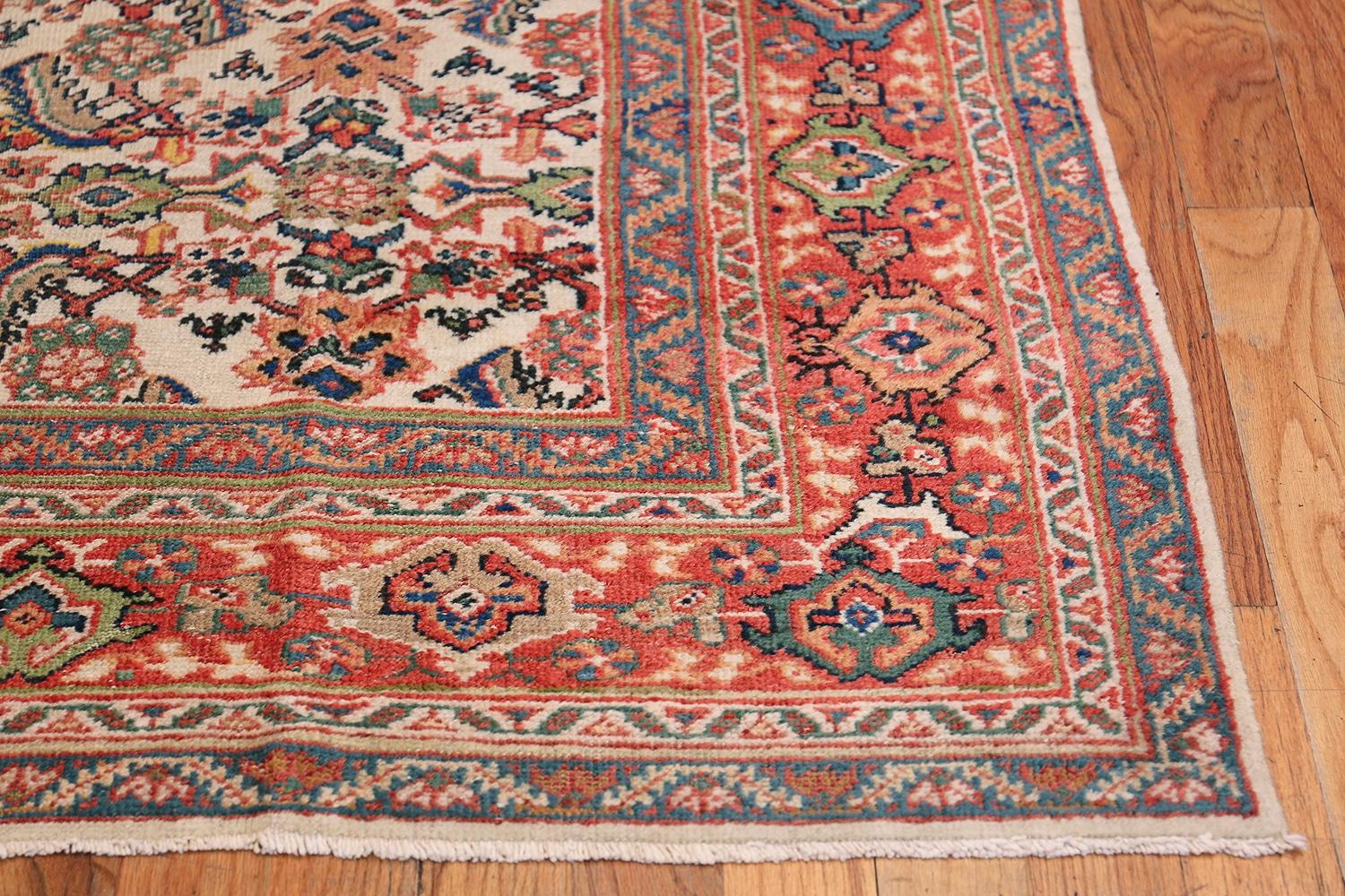 Wool Antique Persian Sultanabad Carpet. Size: 8 ft x 10 ft 7 in (2.44 m x 3.23 m)