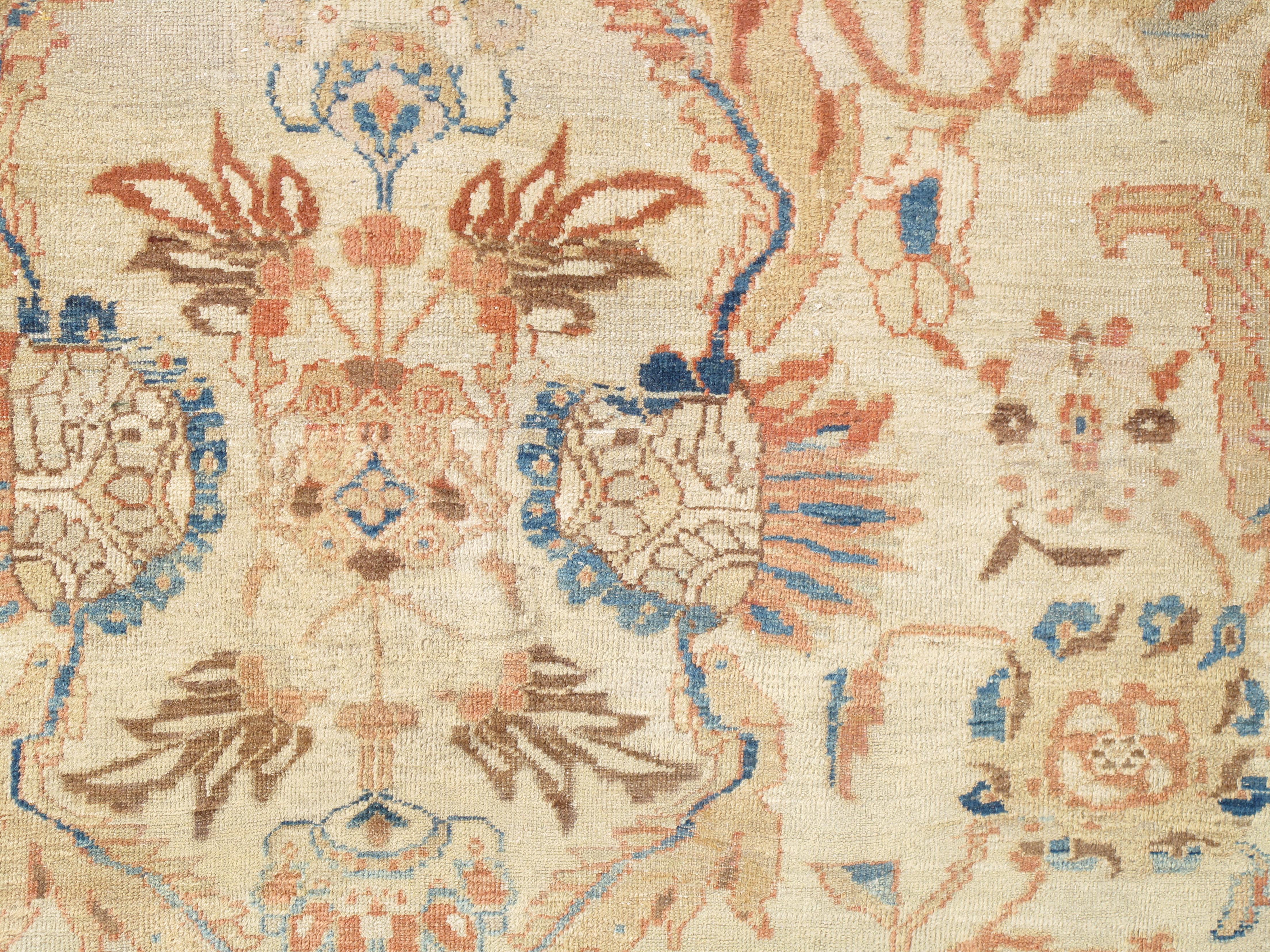 1883 gründete die Firma Ziegler and Co. aus Manchester, England, eine Perserteppichmanufaktur in Sultanabad, Iran, und beschäftigte Designer großer westlicher Kaufhäuser wie B. Altman und Liberty of London, um phantasievolle östliche Designs aus dem