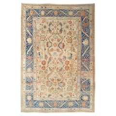 Ancien tapis persan Sultanabad Rugs, Laine Ivoire, Lt Blue Tapis d
Orient Noué à la main