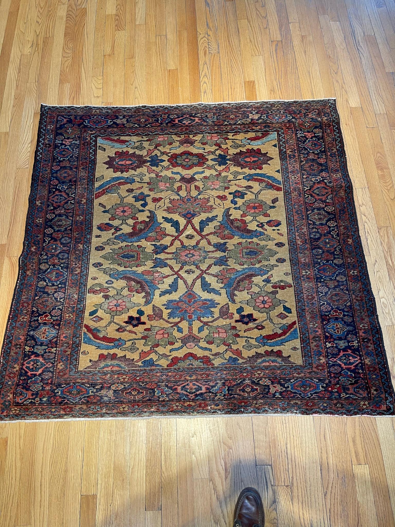 Early 20th Century Antique Persian Sultanabad, Circa 1900 For Sale