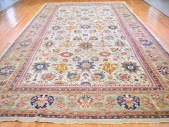 Antique Persian Sultanabad Good Condition Extra Long Wool Hand Knotted Rug