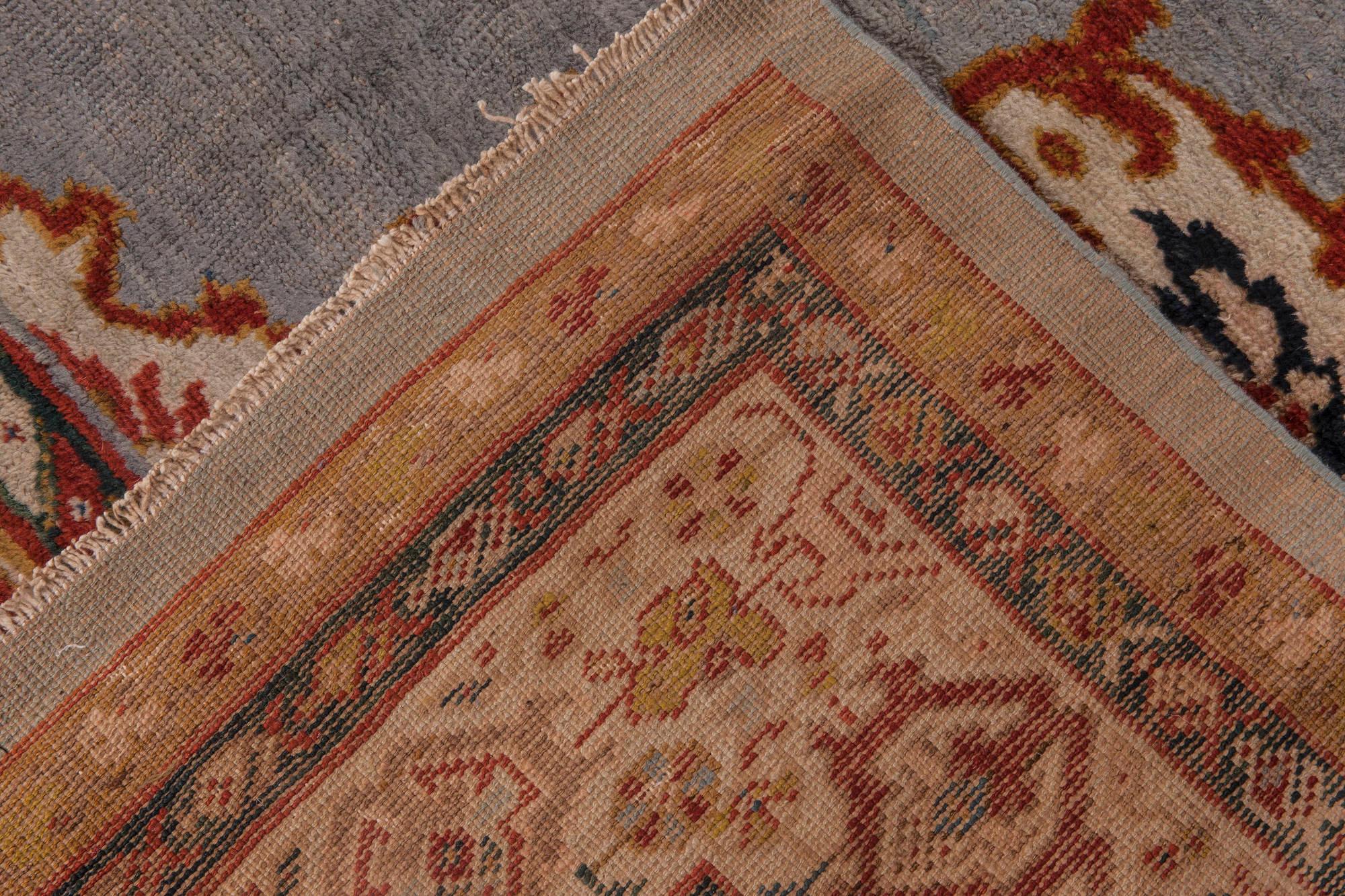Antiker persischer Sultanabad-Teppich aus handgewebter Wolle (20. Jahrhundert) im Angebot
