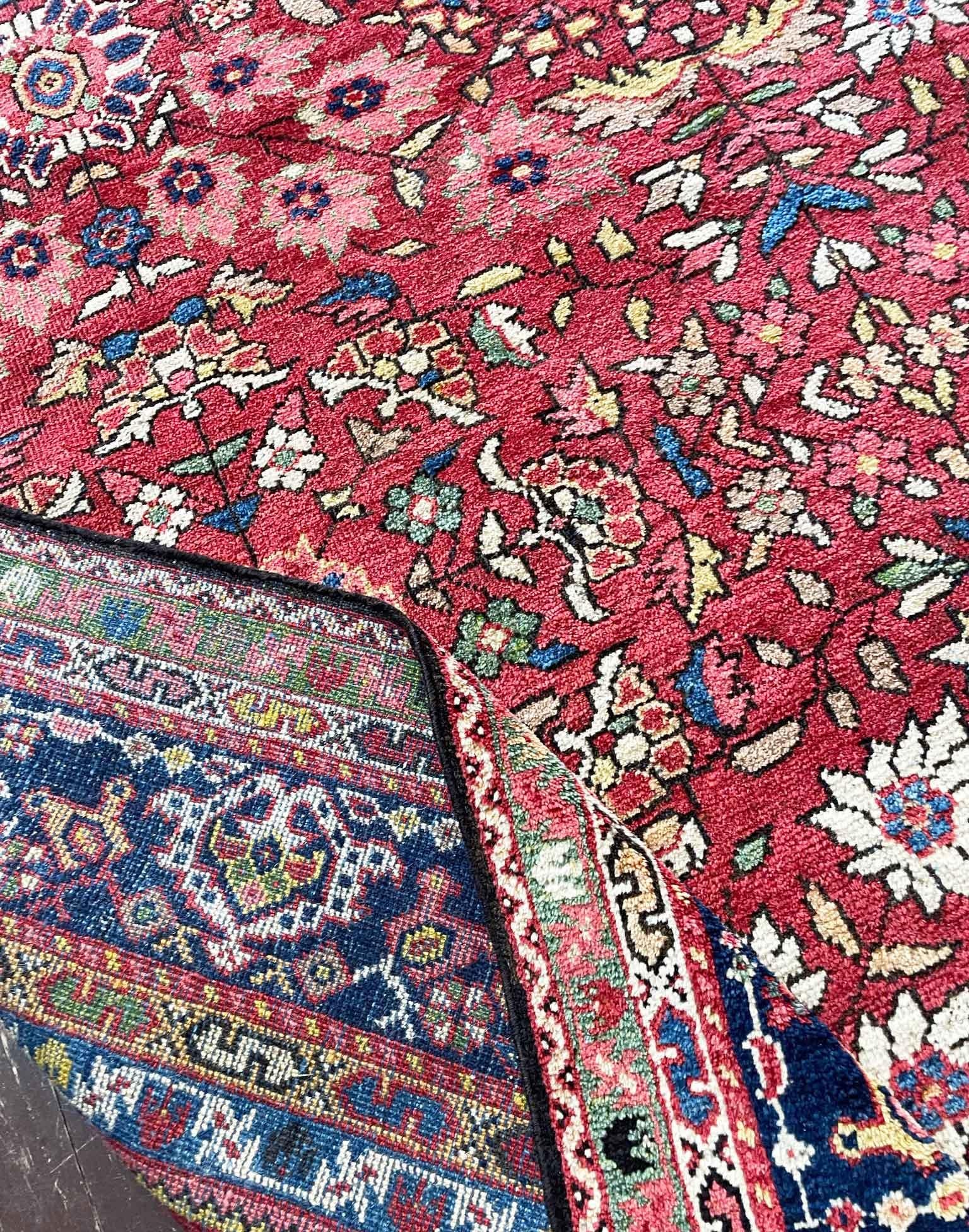 Wool Antique Persian Sultanabad / Mahal, c-1900's 8'11