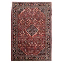 Antique Persian Sultanabad Mahal Rug 325× 523cm Geometric Wool 11×17 c.190