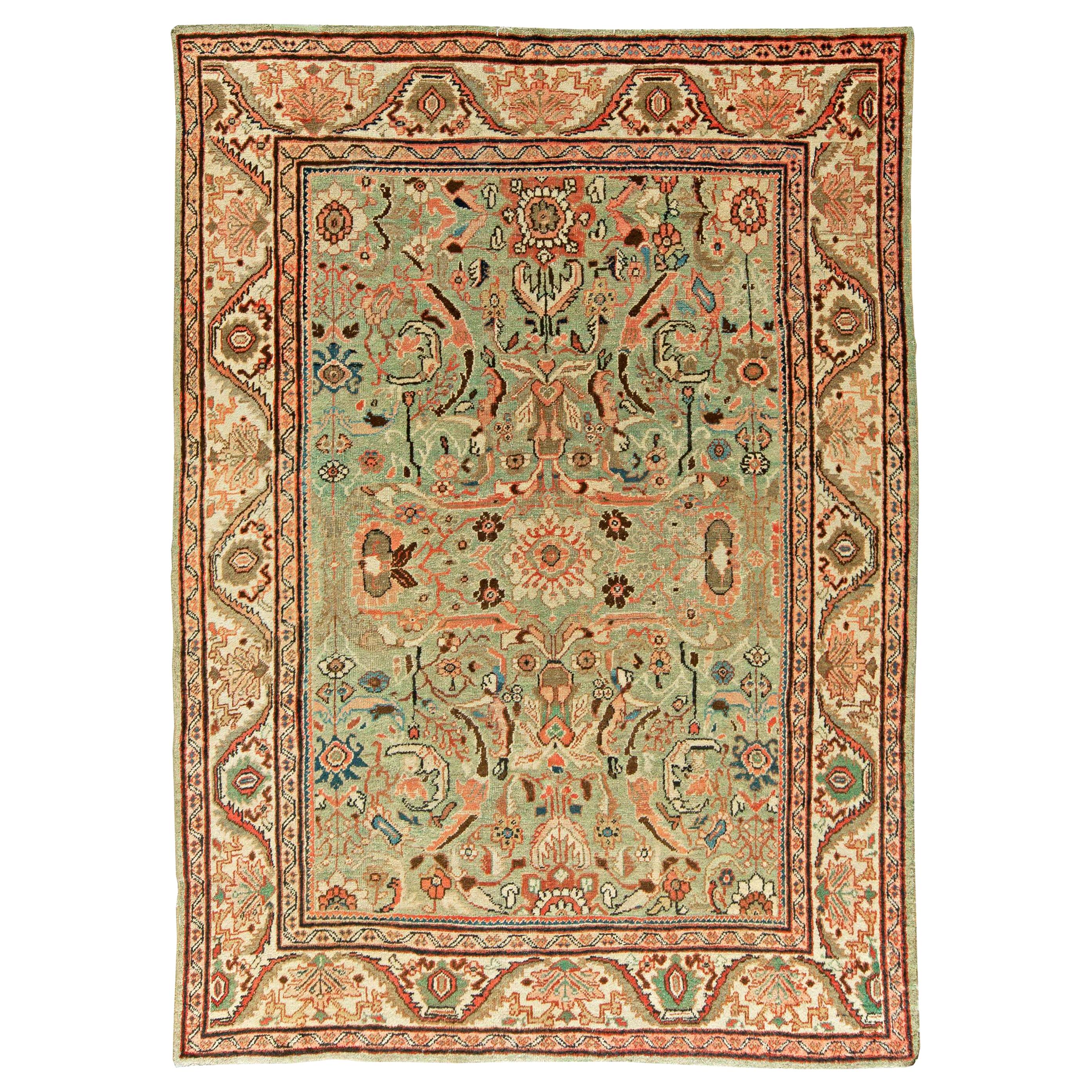 Handwoven Persian Sultanabad Rug For Sale at 1stDibs