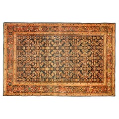 Antiker persischer Sultanabad- orientalischer Teppich, Zimmergröße, mit Herati-Design