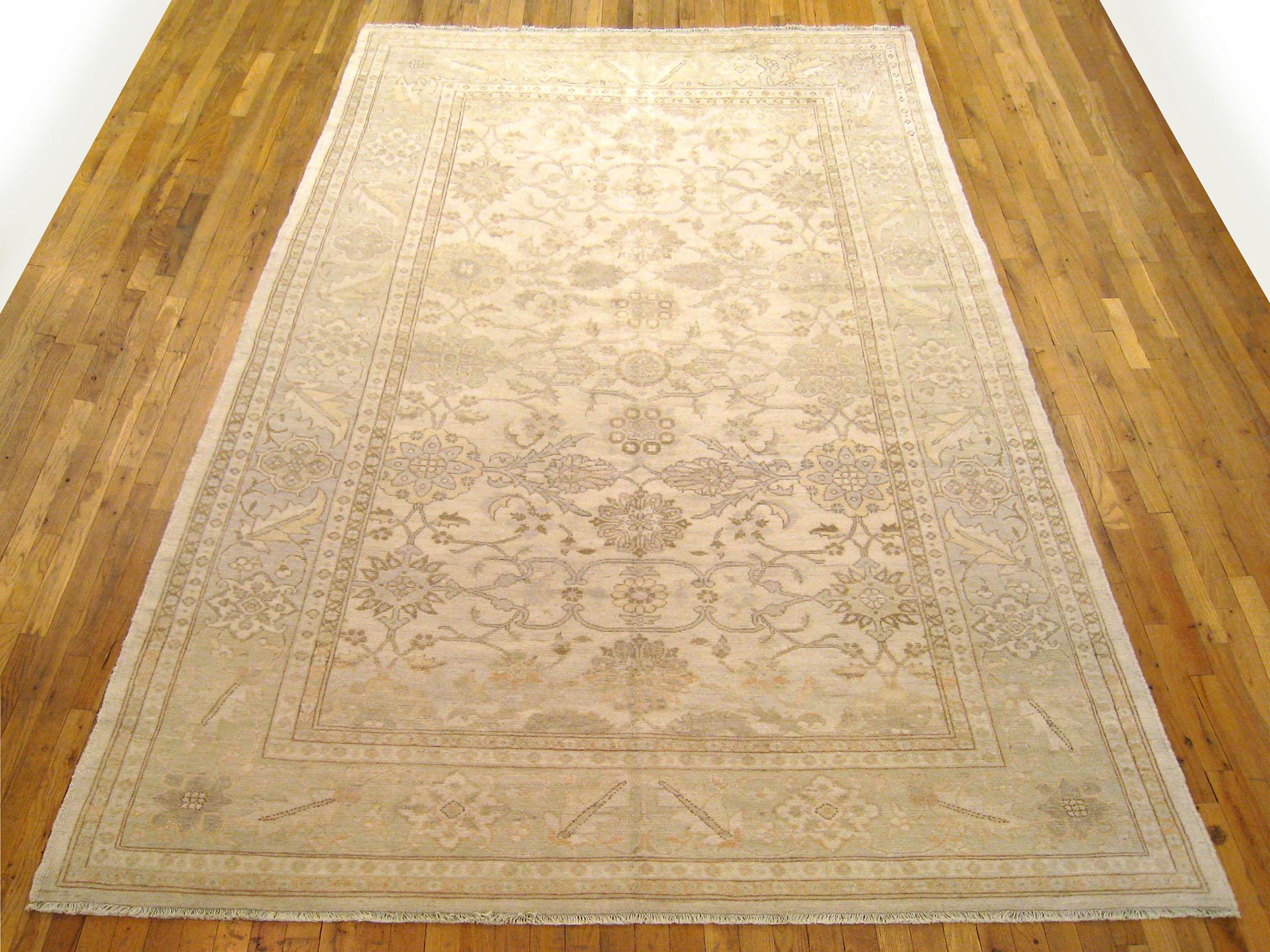 Vintage Persian Sultanabad rug, Room size, circa 1960

A one-of-a-kind vintage Persian Sultanabad oriental carpet with a thick and lustrous wool pile, knotted by hand, with soft touch and great resistance to wear. This carpet features palmettes