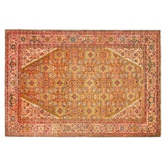 Alfombra Persa Antigua Sultanabad Oriental, Tamaño Habitación, con Diseño Herati