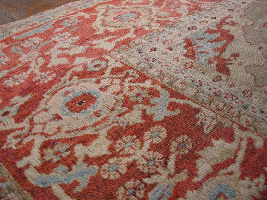 19th Century Persian Ziegler Sultanabad Carpet ( 10'5
