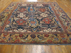 Blue Room Size Tribal Wool Antique Persian Ziegler Sultanabad Rug Carpet