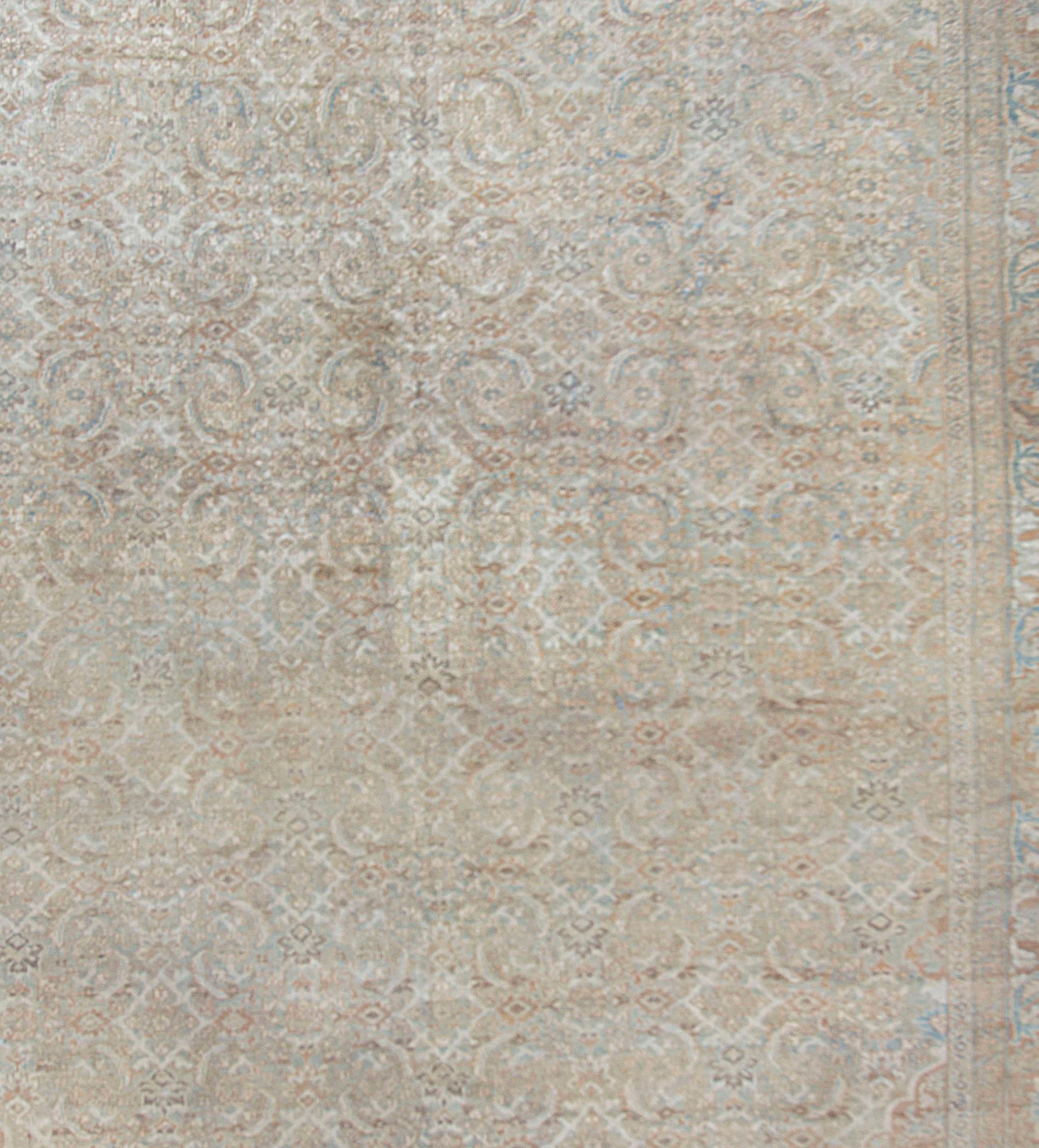 Antiker persischer Sultanabad-Teppich aus Persien  10'6 x 13'5 im Angebot 1