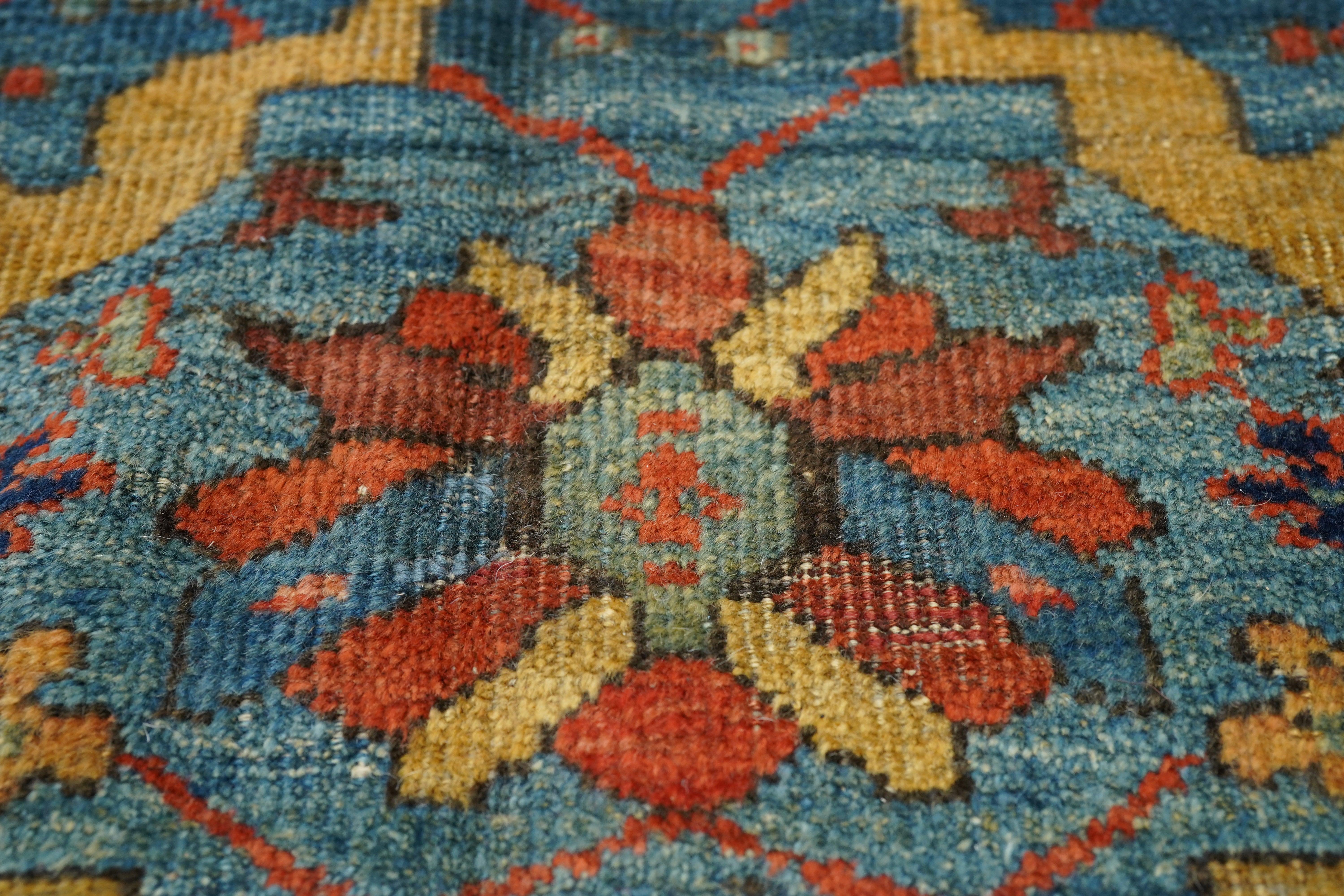 Laine Tapis persan Sultanabad 10'8'' x 14'9'' en vente