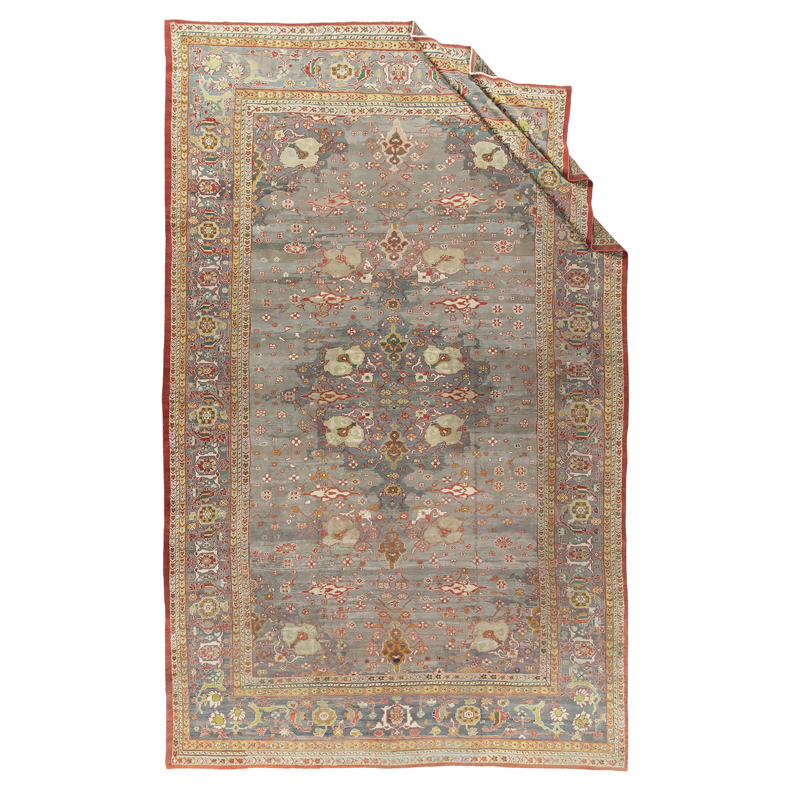 Antiker persischer Sultanabad-Teppich   11'4 x 17'9 im Angebot