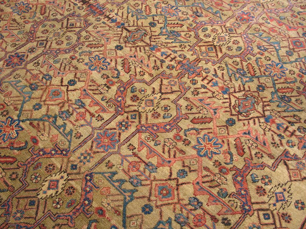 Late 19th Century 19th Century Persian Sultanabad Carpet ( 13'3